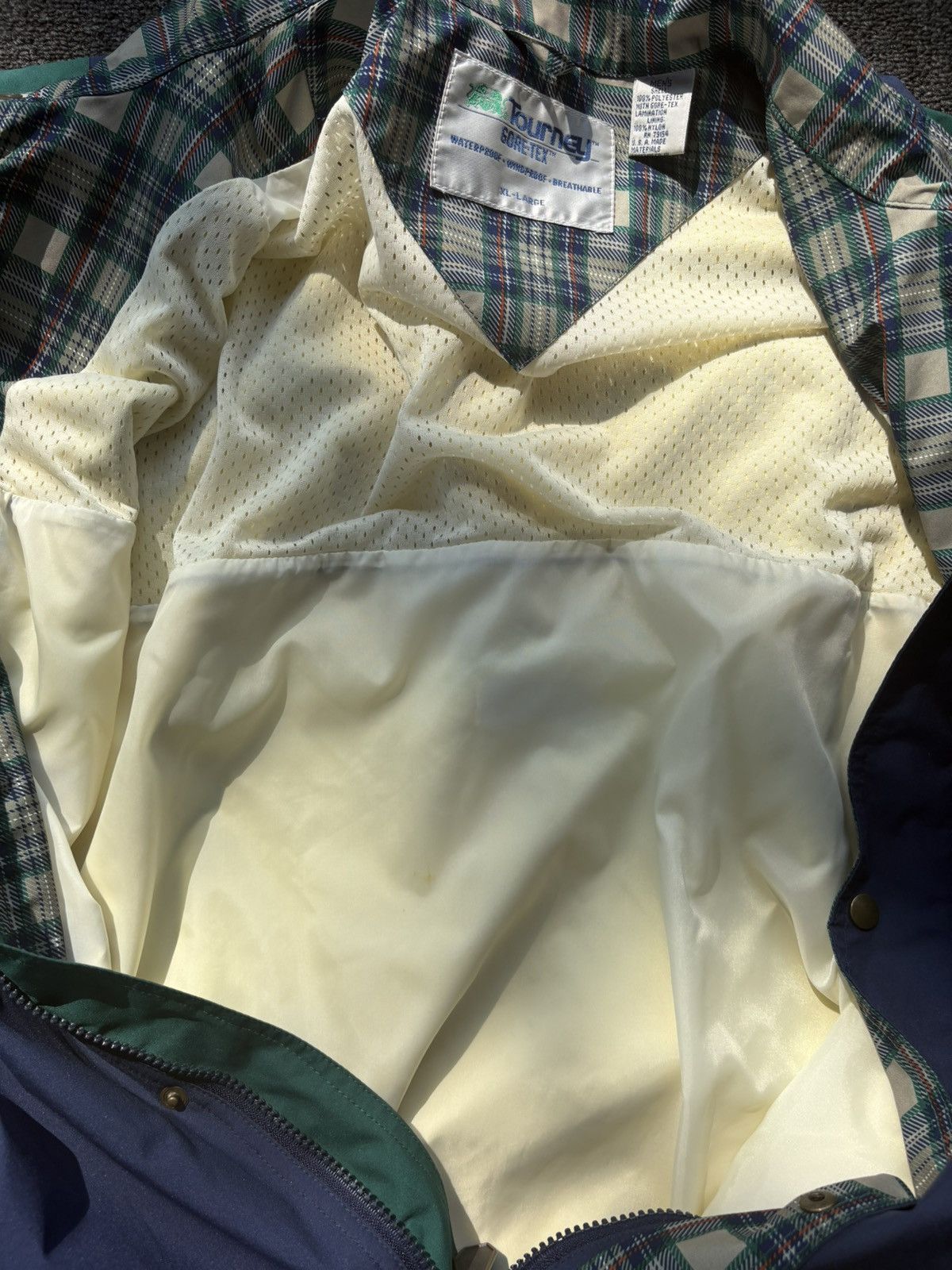 Goretex Vintage Tourney Gore-Tex Golf Jacket XL 90s USA Made Size US XL / EU 56 / 4 - 3 Thumbnail