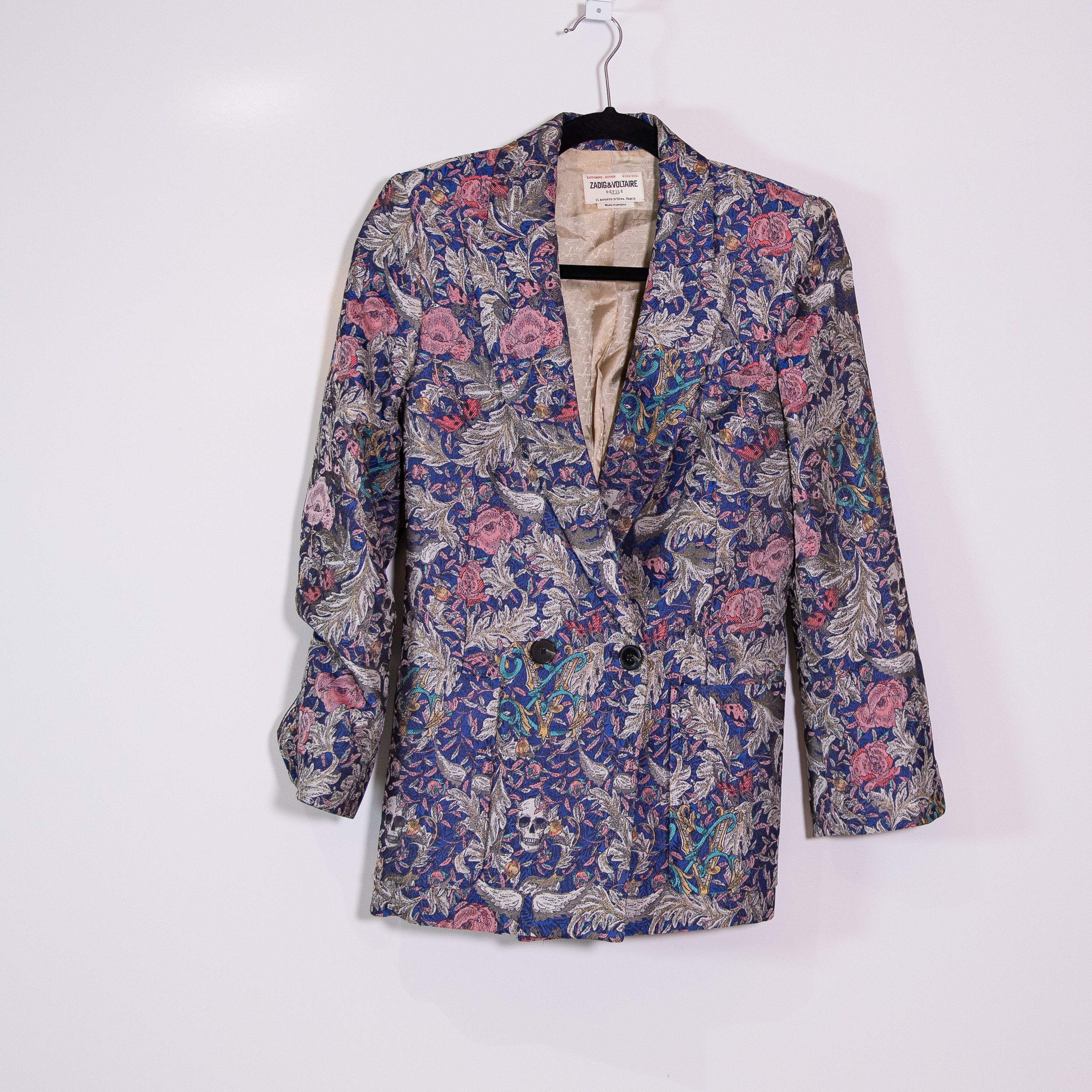 Zadig & Voltaire Zadig & Voltaire Visko Jacquard Skull British Size S / US 4 / IT 40 - 1 Thumbnail