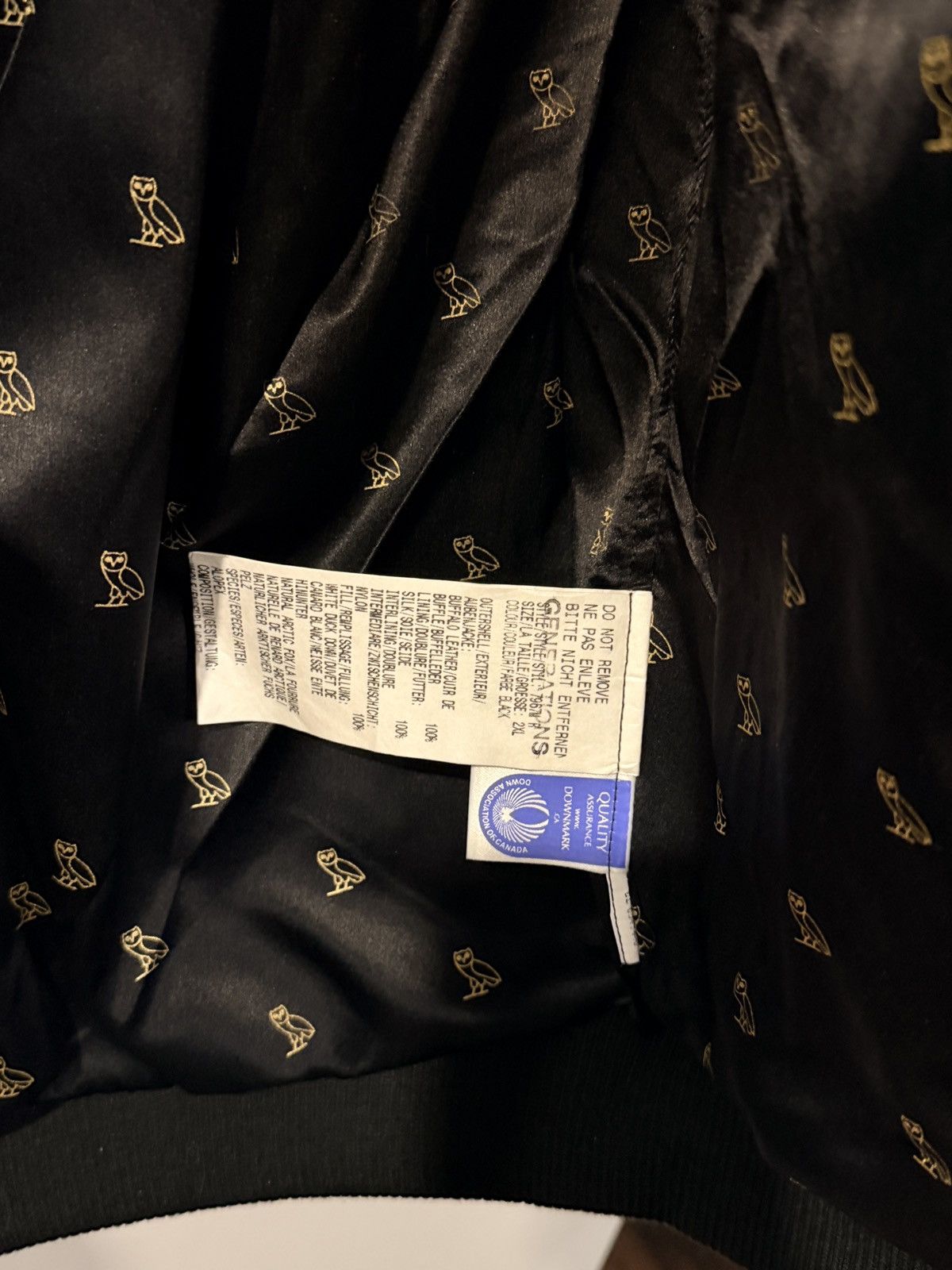 Canada Goose × October's Very Own OVO x Canada Goose F&F Buffalo Leather Chilliwack Jacket Size US XXL / EU 58 / 5 - 7 Thumbnail