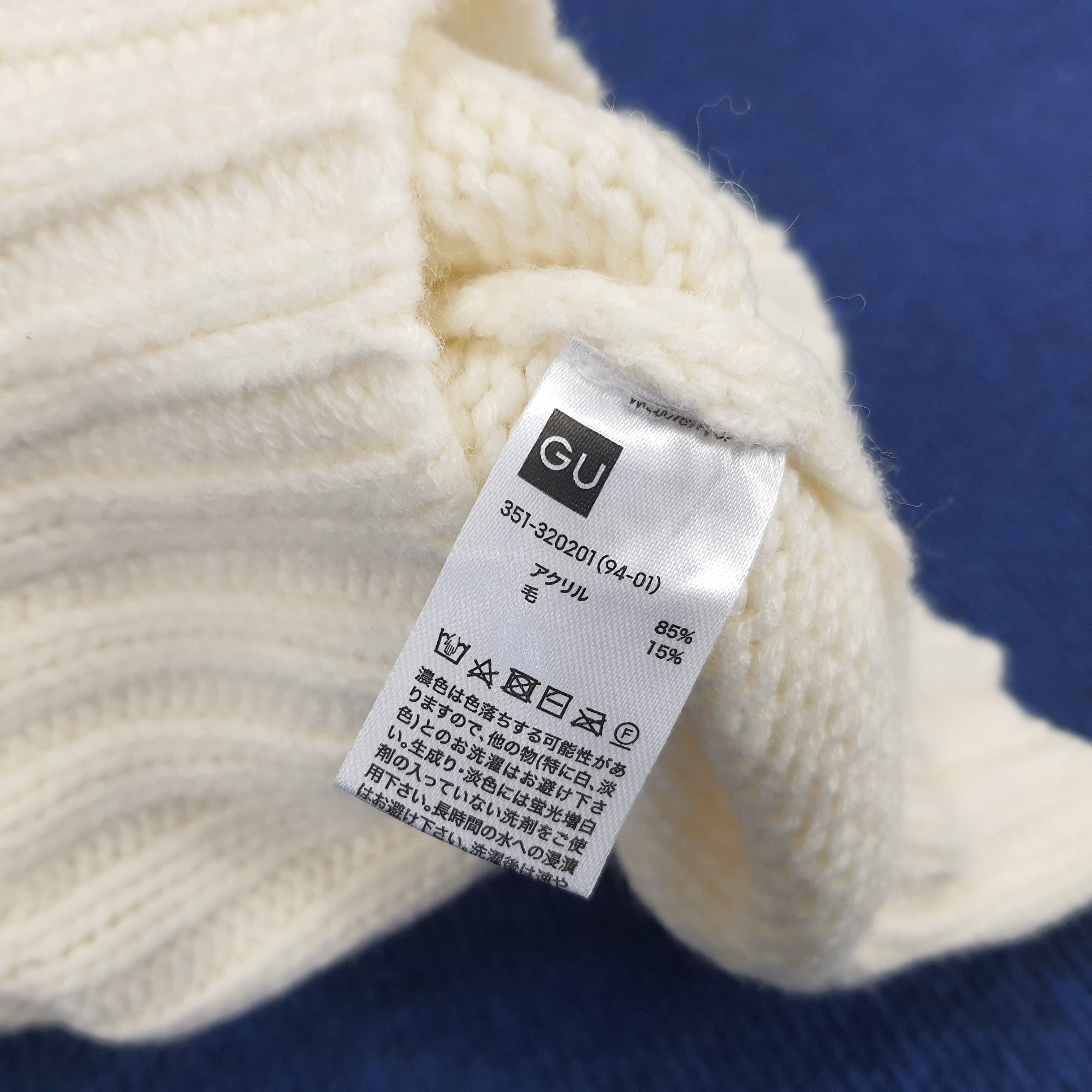 Japanese Brand × Vintage Vintage GU Japanese Brand Winter Knitted Pullover Size US XS / EU 42 / 0 - 7 Thumbnail