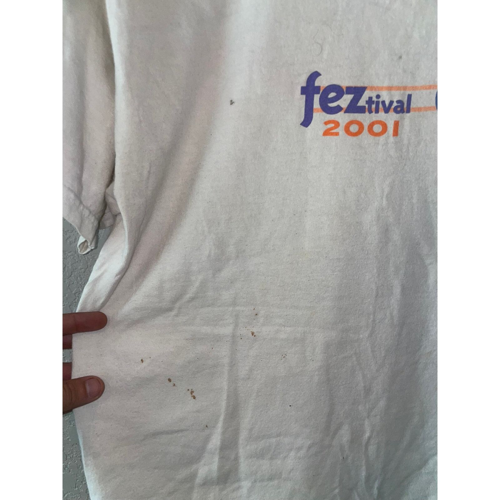 Gildan Vintage Concert Shirt Fez Promo Concert Weezer Tenacios D Size US M / EU 48-50 / 2 - 4 Thumbnail