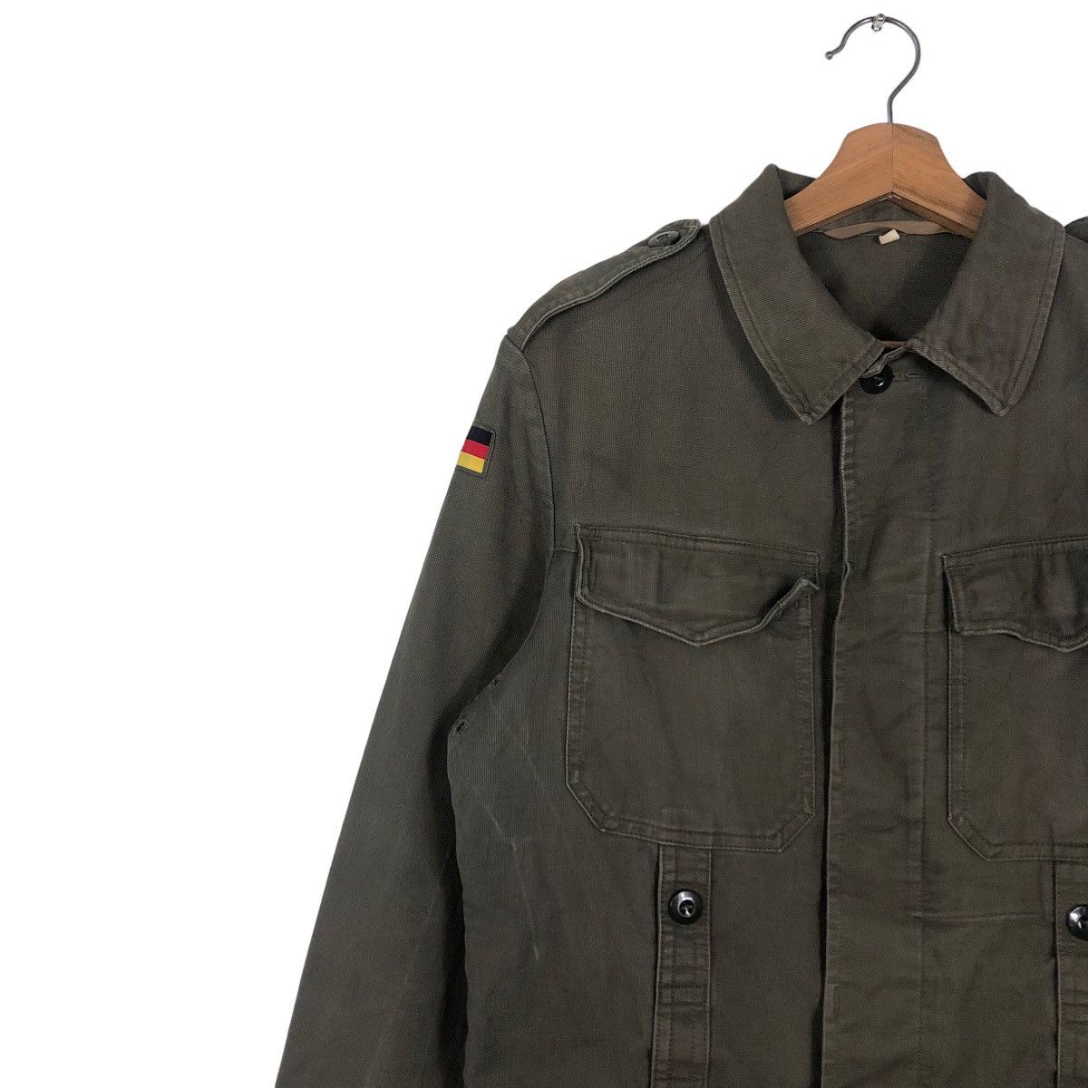 Vintage 🔥Vintage Chore Military Jacket Germany Flag Multi Pocket Size US M / EU 48-50 / 2 - 7 Thumbnail