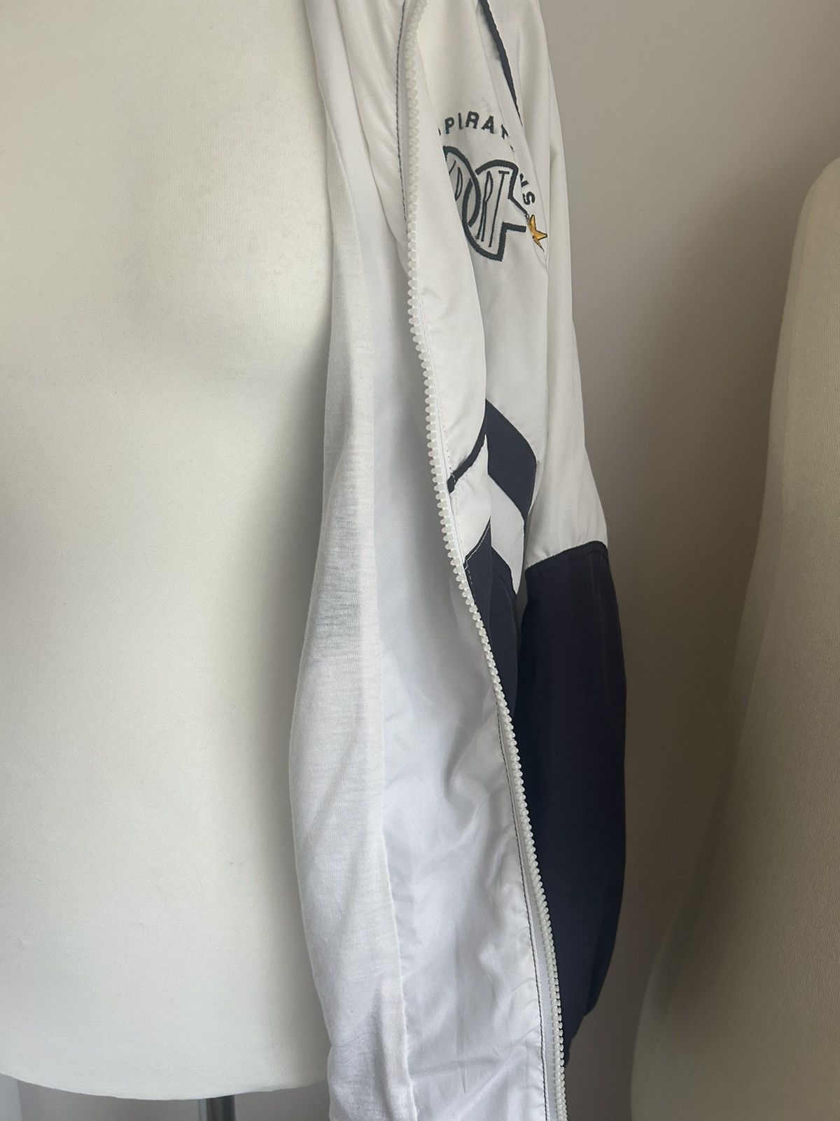 Vintage vintage active swiss design jacket retro navy white 40 L Size L / US 10 / IT 46 - 5 Thumbnail