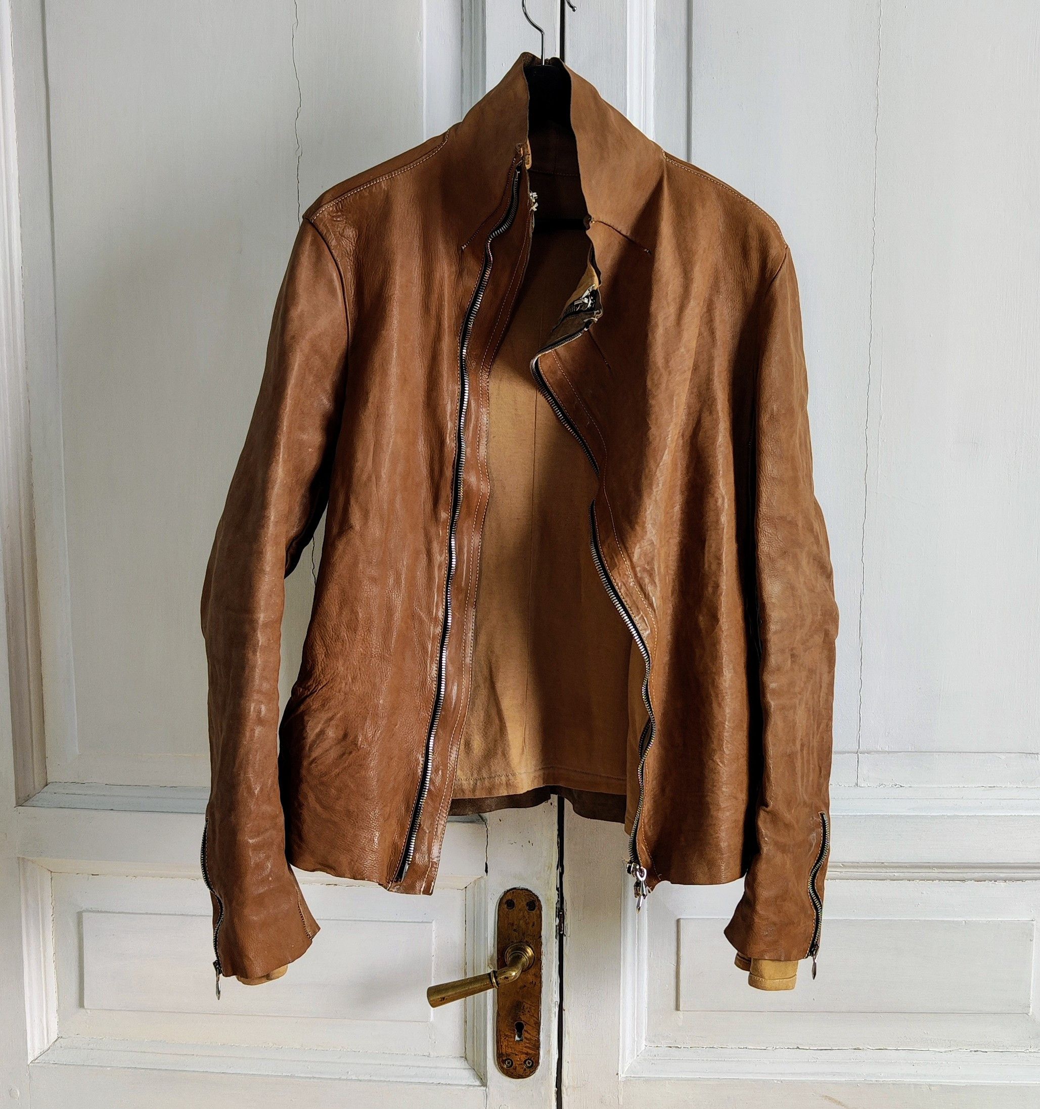 Incarnation Guidi leather gloved jacket.Like Guidi or Leon Blanck Size US L / EU 52-54 / 3 - 3 Thumbnail