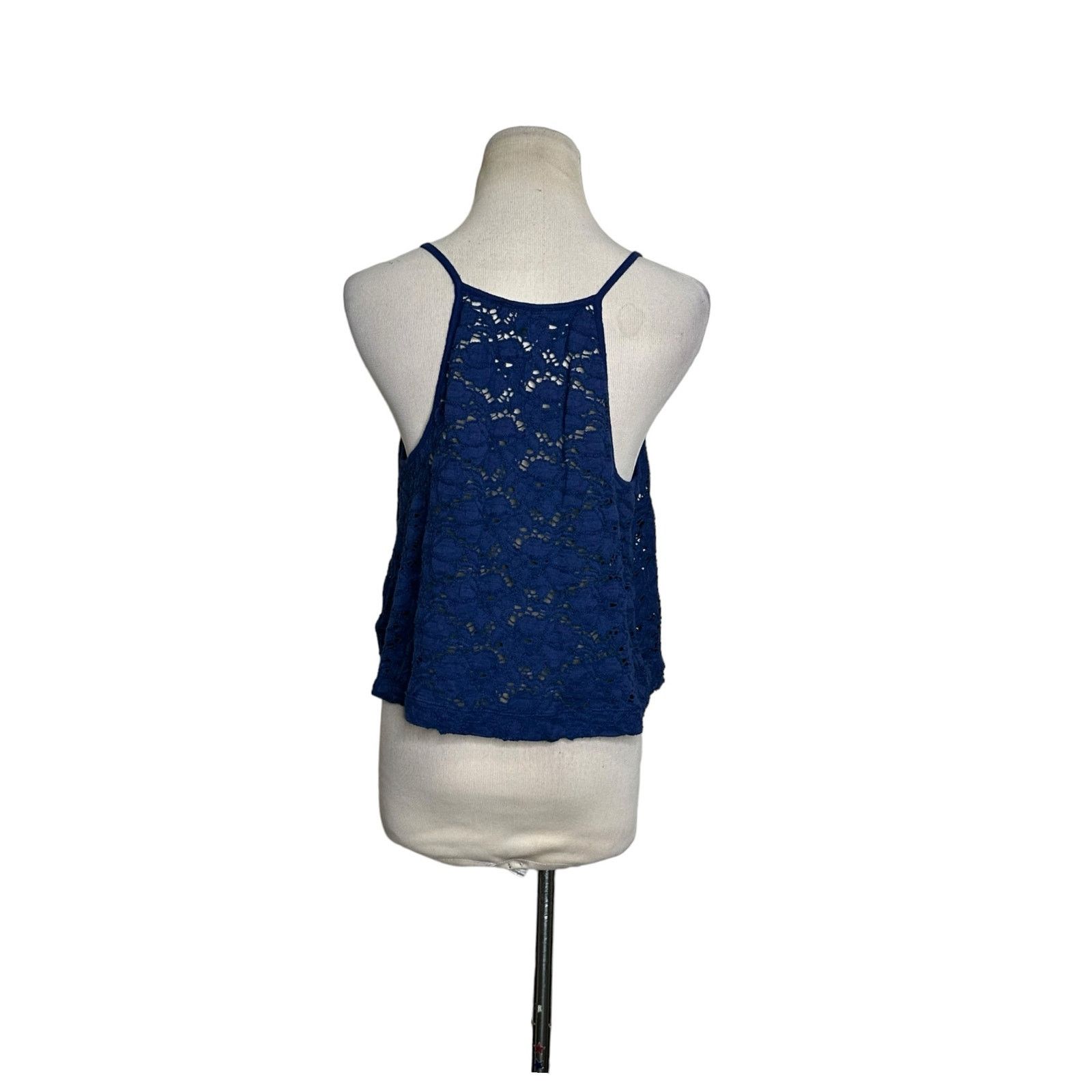 Express Express blue eyelet racer back tank top Cami Size M Size M / US 6-8 / IT 42-44 - 9 Thumbnail