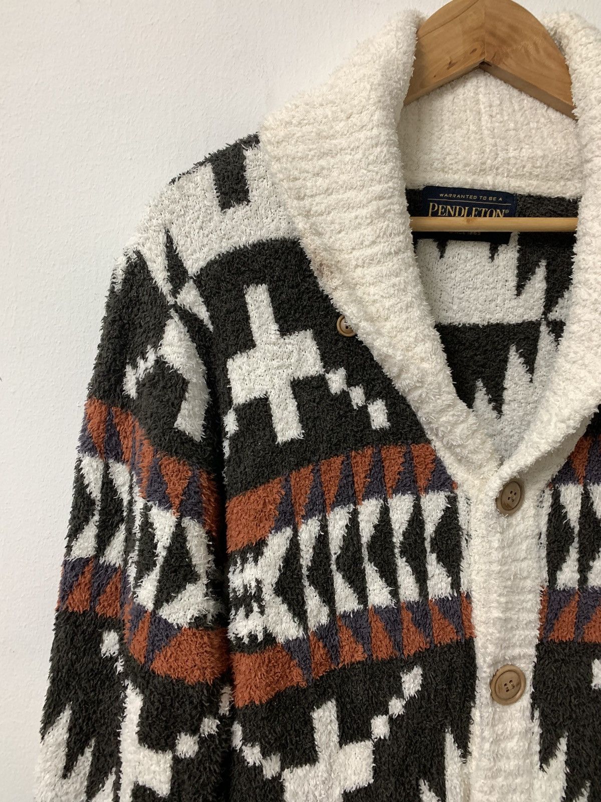 Japanese Brand × Pendleton Pendelton wool cardigan Size US L / EU 52-54 / 3 - 4 Thumbnail