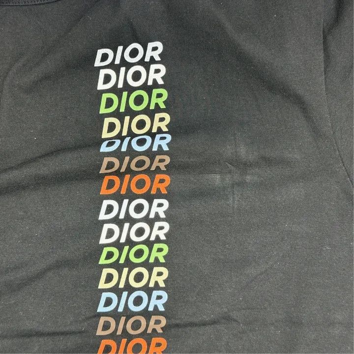 Dior Dior Dior SS24 Logo Print Crew Neck T-shirt 0079-2507 Size US M / EU 48-50 / 2 - 6 Thumbnail