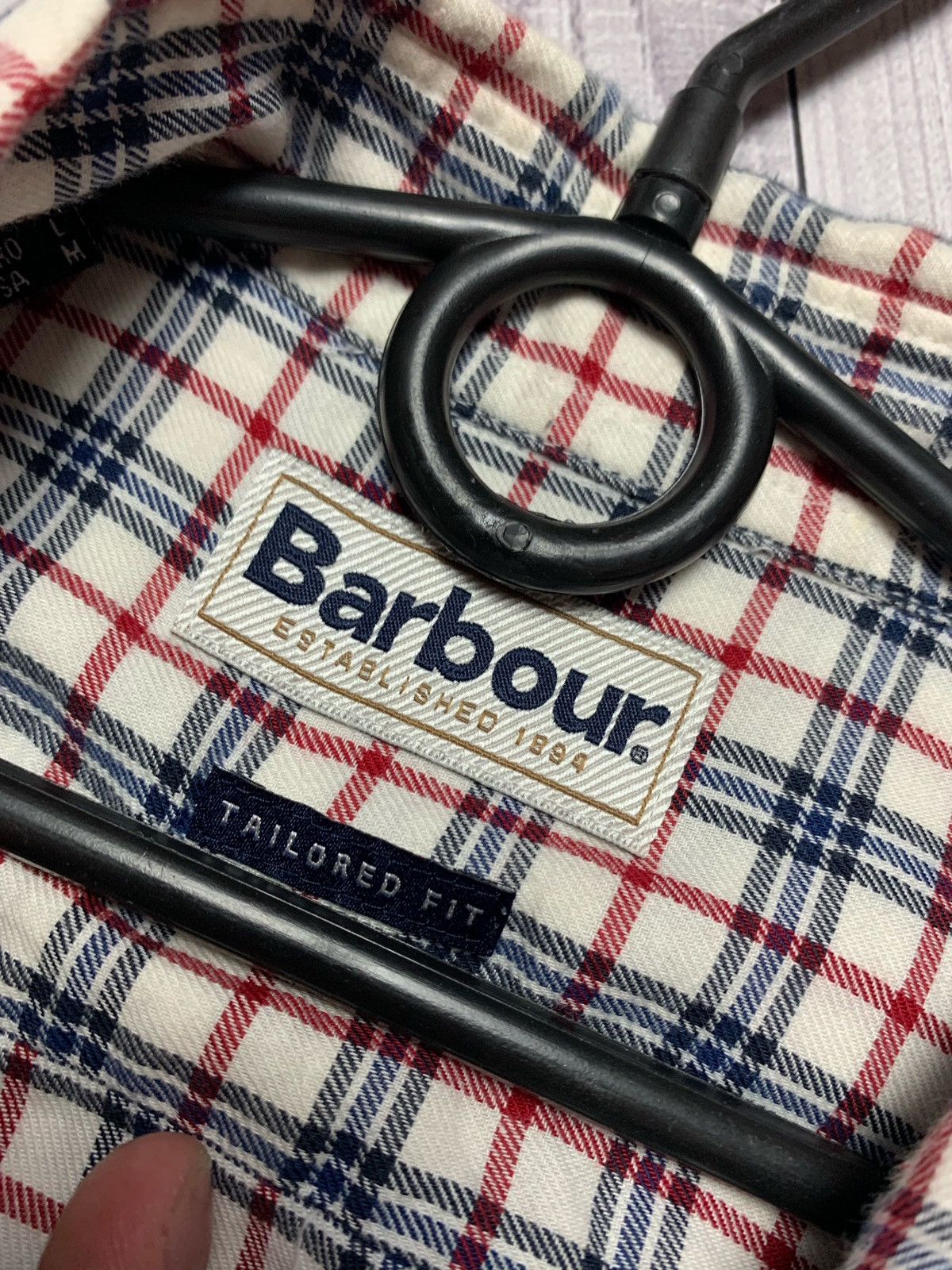 Barbour × Vintage Barbour vintage shirt plaid Size L Size US L / EU 52-54 / 3 - 4 Thumbnail