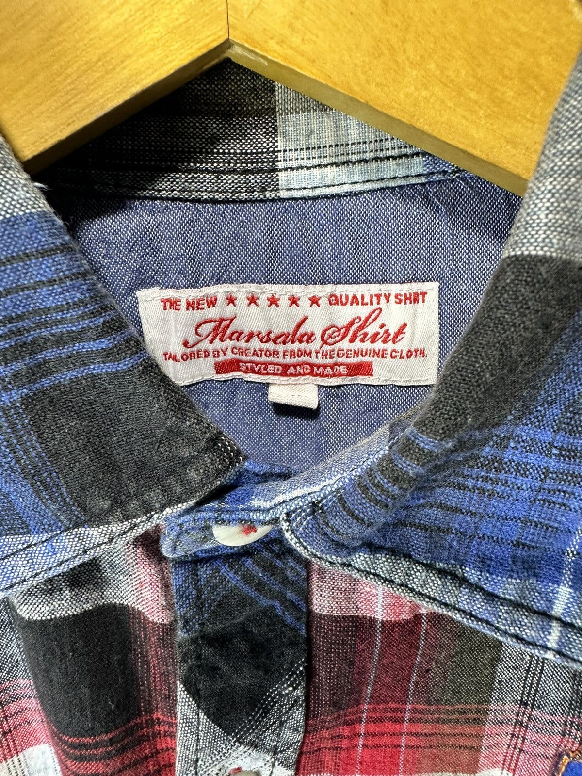 14th Addiction MARSALA EMBROIDERY WESTERN SHIRT JUNYA WATANABE STYLE Size US M / EU 48-50 / 2 - 9 Thumbnail