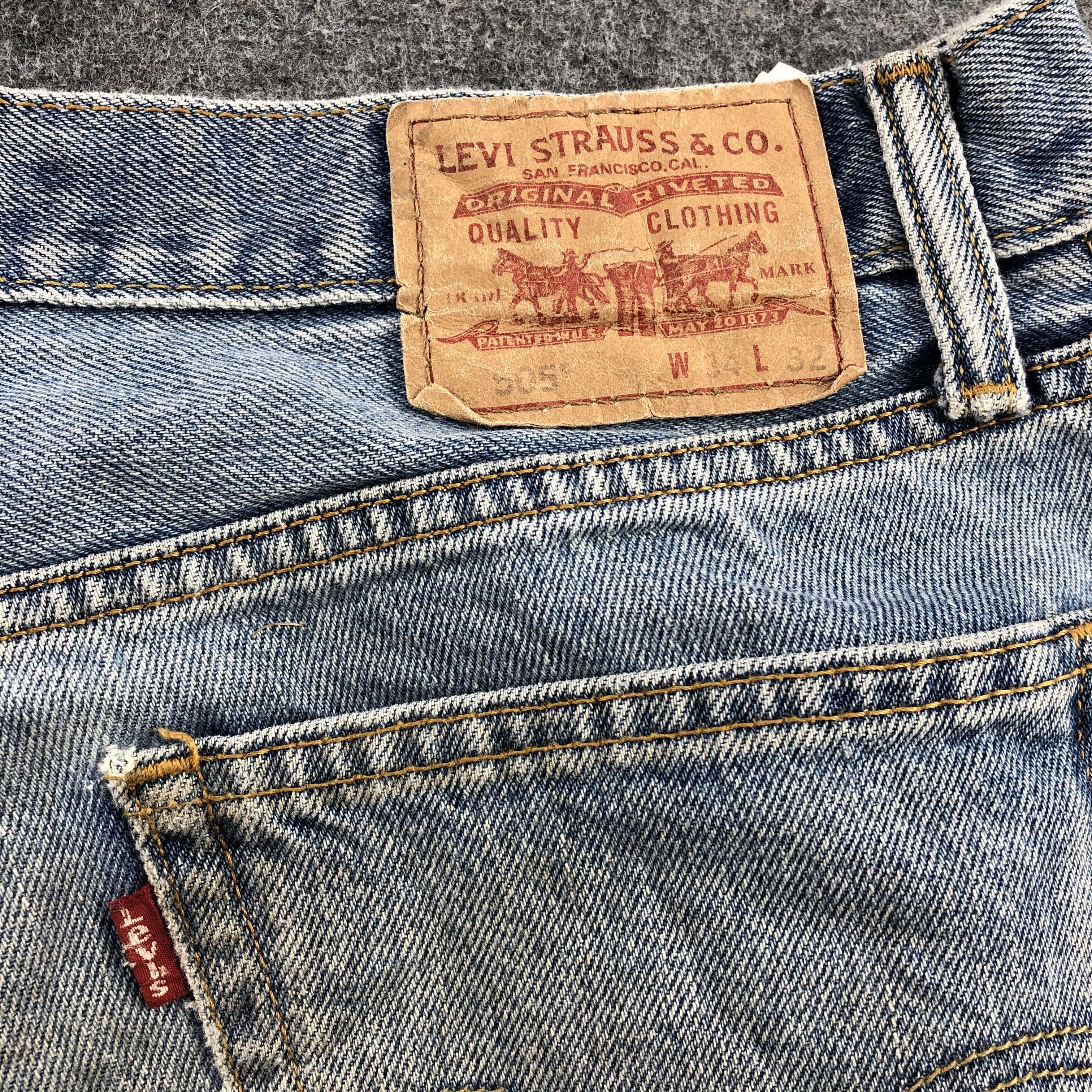 Levi's × Vintage Vintage Levis 505 Jeans-JM1314 Size US 35 - 6 Thumbnail