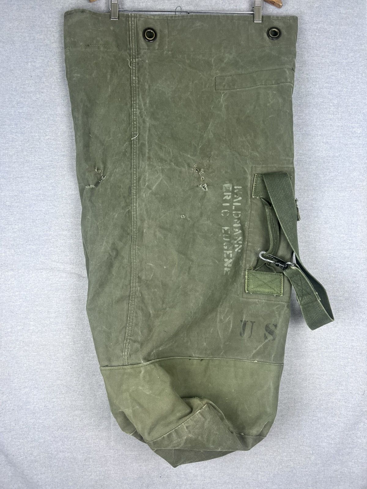 Vintage Vintage Military Duffle Bag Vietnam Korean Era Size ONE SIZE - 2 Thumbnail