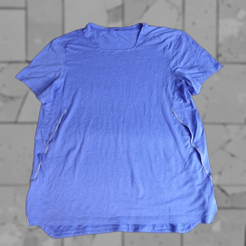 Lululemon Lululemon Mens T-Shirt Athletic Fit Short Sleeve Blue Logo Casual Shirt M Regular Crew Neck - (Note: Original title words rearranged for clarity) Size US M / EU 48-50 / 2 - 1 Thumbnail