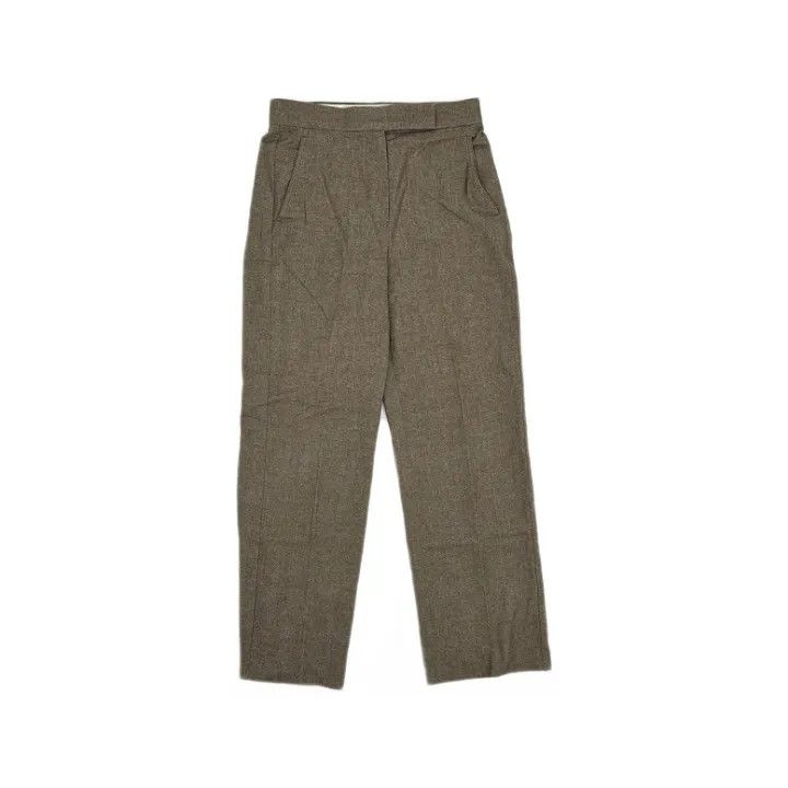 Max Mara Maxmara Casual Solid Wide-Leg Trousers 0079 Size 40" / US 18 - 1 Thumbnail