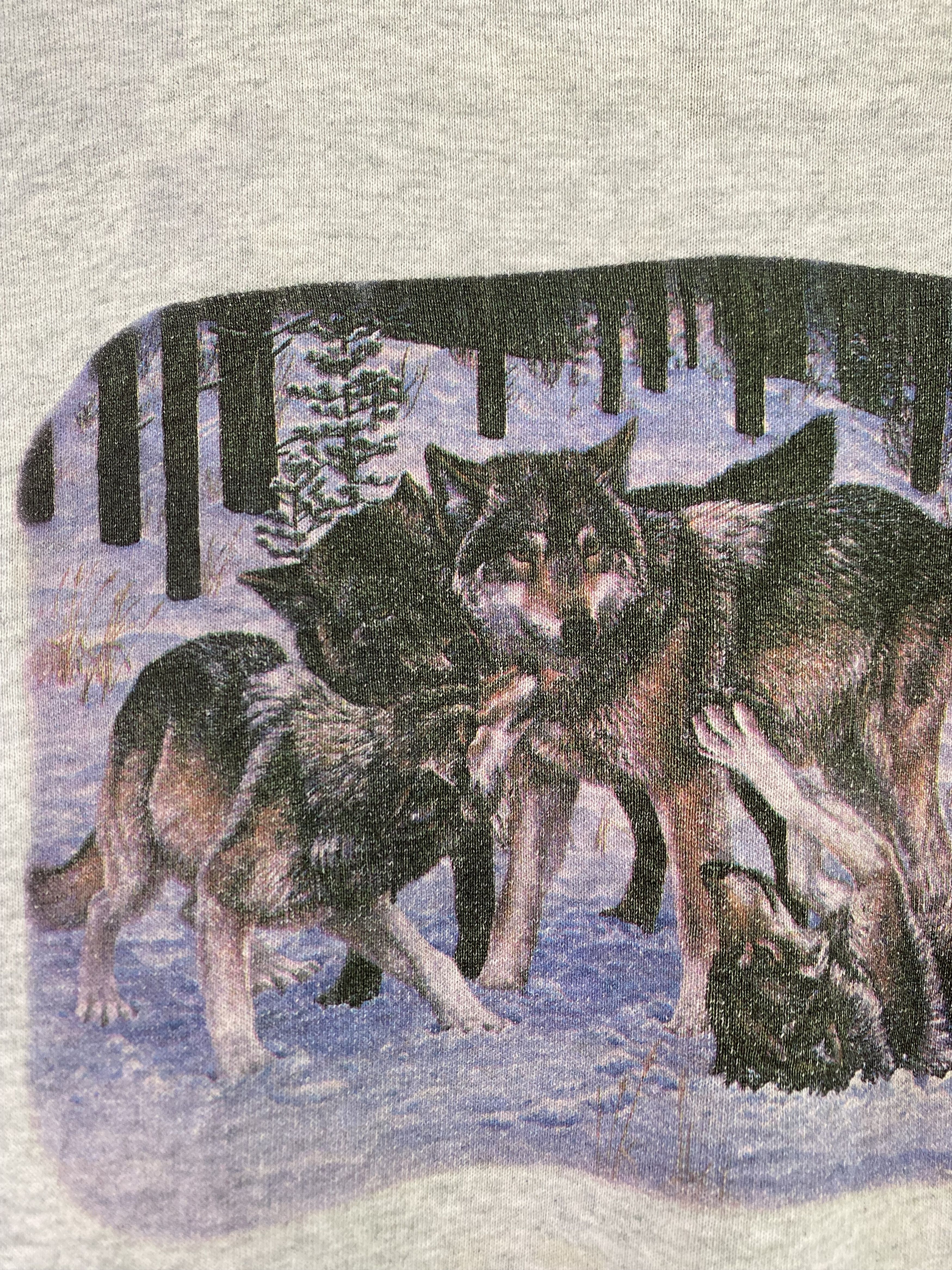 Habitat × Vintage Vintage Wild Wolf Habitat Sweatshirt Large Size Grey Size US L / EU 52-54 / 3 - 5 Thumbnail