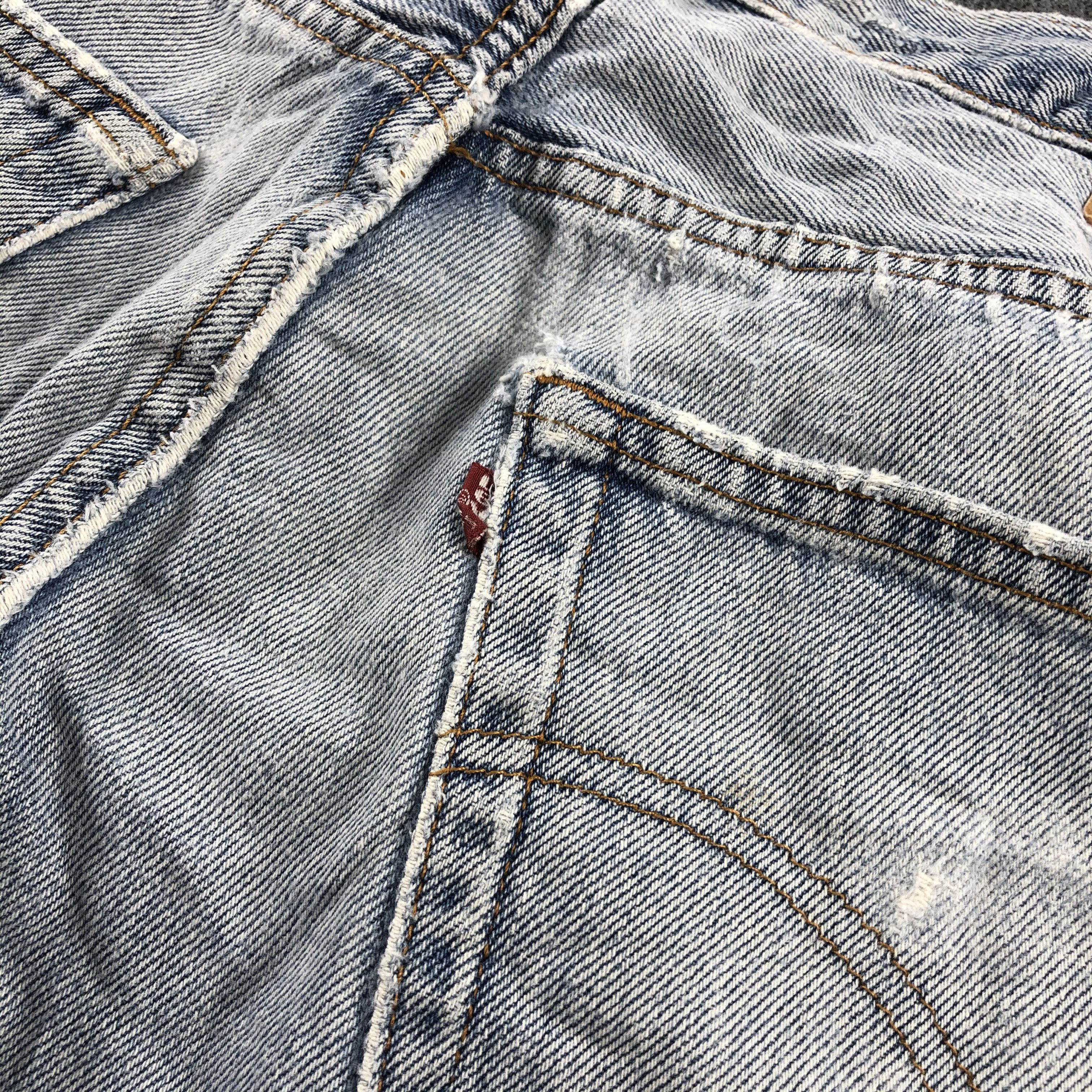 Levi's 90s Vintage Levis 501 Jeans-J2449 Size US 37 - 8 Thumbnail