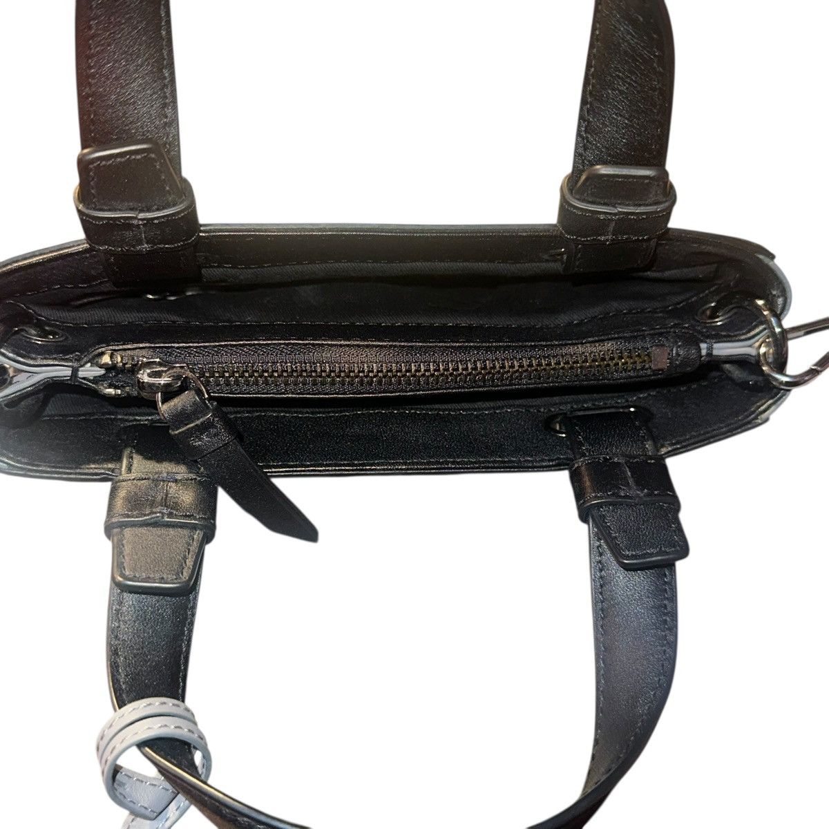 DKNY DKNY gray and black leather crossbody bag Size ONE SIZE - 6 Thumbnail