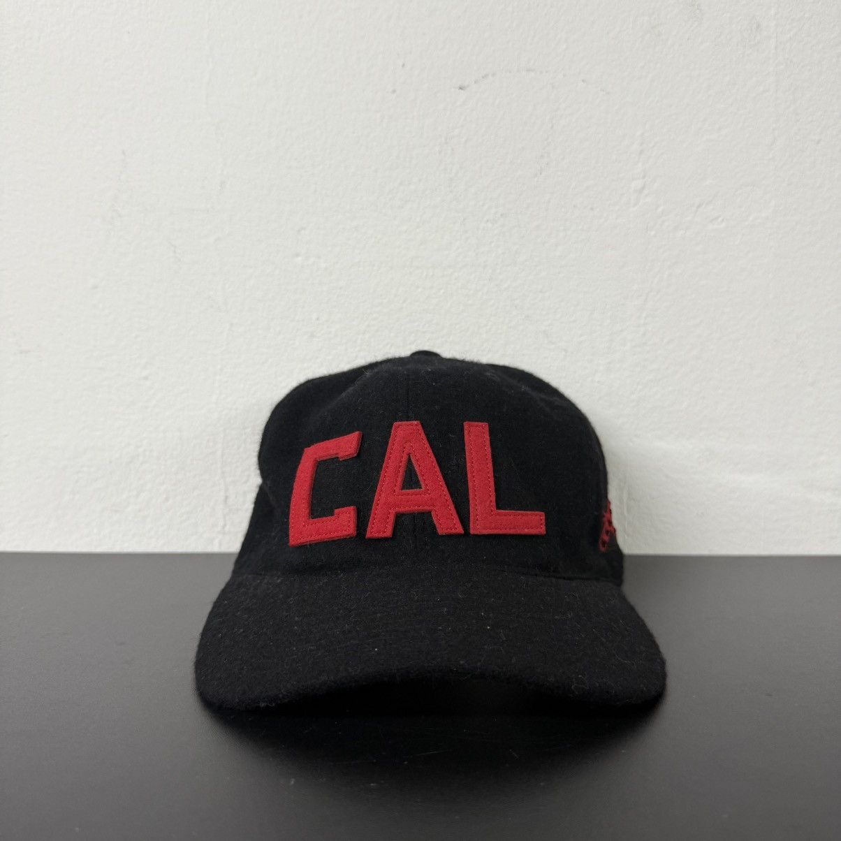 Japanese Brand Calee Kiss Of Death Flag Wool Leather Strap Hat Rare Size ONE SIZE - 1 Thumbnail