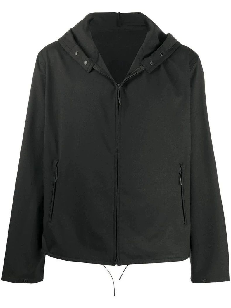 Y-3 Y-3 Lightweight wool-blend hooded baggy windproof zip jack Size US S / EU 44-46 / 1 - 2 Thumbnail