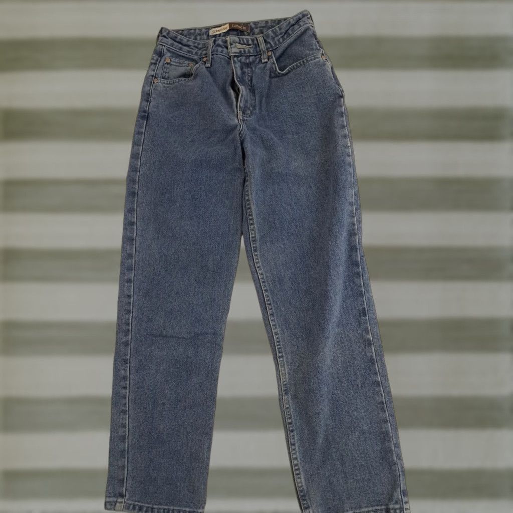 Vintage VINTAGE Woman size 4 Petite St Johns Bay Classic Fit Denim Blue Jeans Size 27" / US 4 / IT 40 - 1 Thumbnail