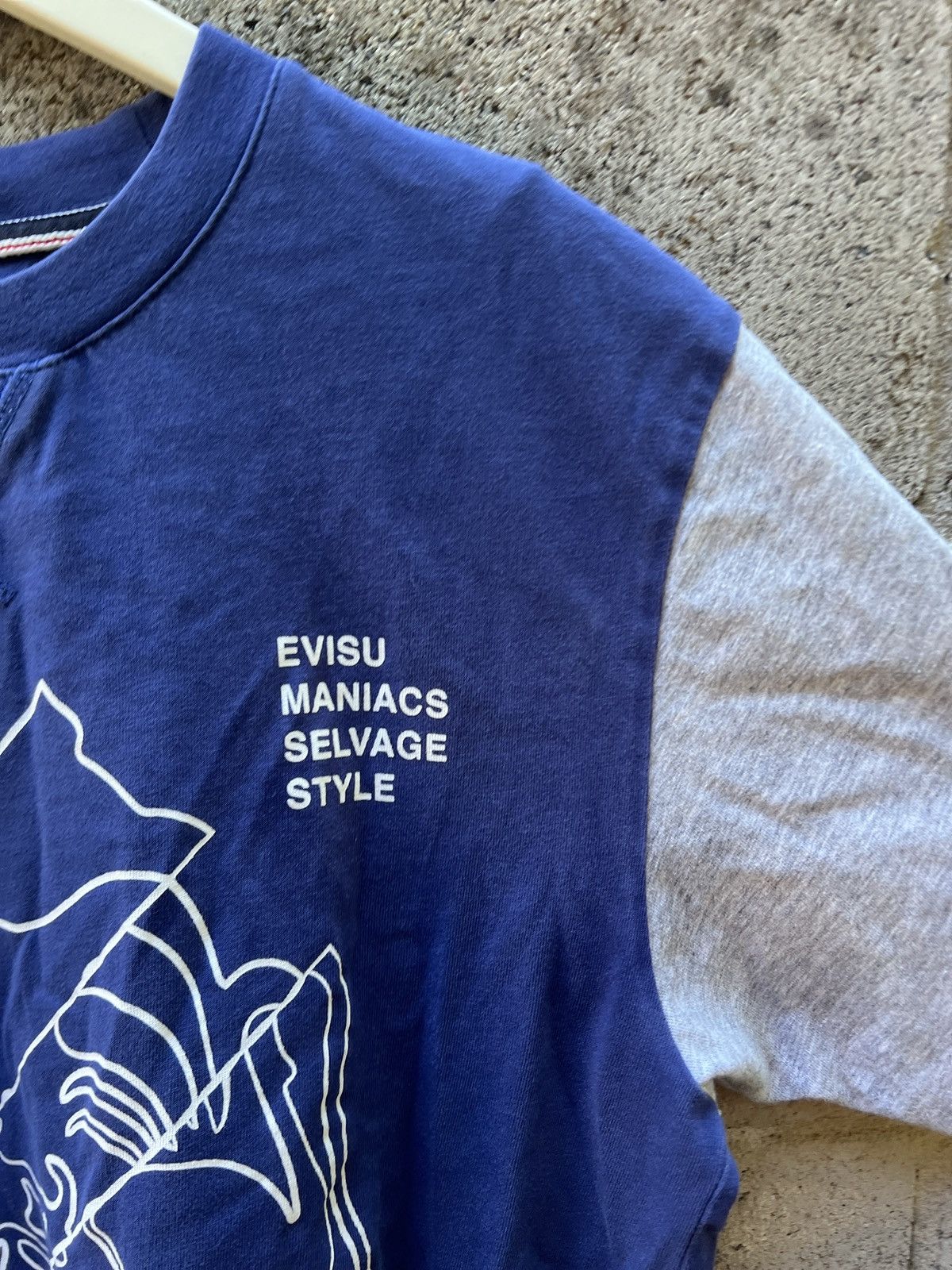 Evisu Evisu Maniacs Selvedge Style Crew Neck Tee Size US M / EU 48-50 / 2 - 5 Thumbnail