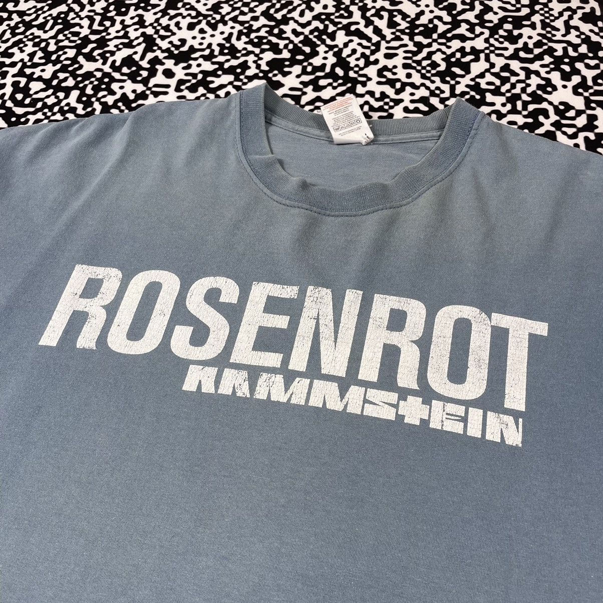 Band Tees × Vintage Vintage 00s Rammstein RosenRot 2005 Band Rock T-shirt Size US XL / EU 56 / 4 - 6 Thumbnail