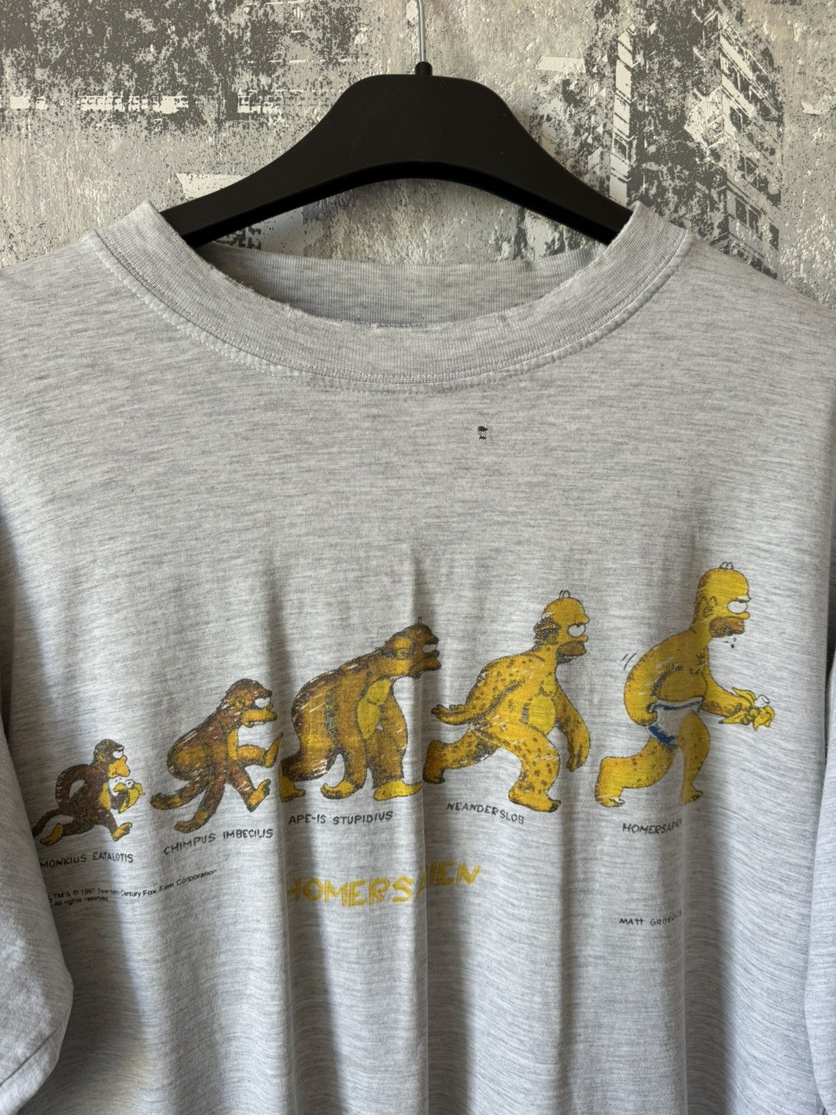 Vintage Vintage 90s The Simpsons T-Shirt Size US M / EU 48-50 / 2 - 2 Thumbnail