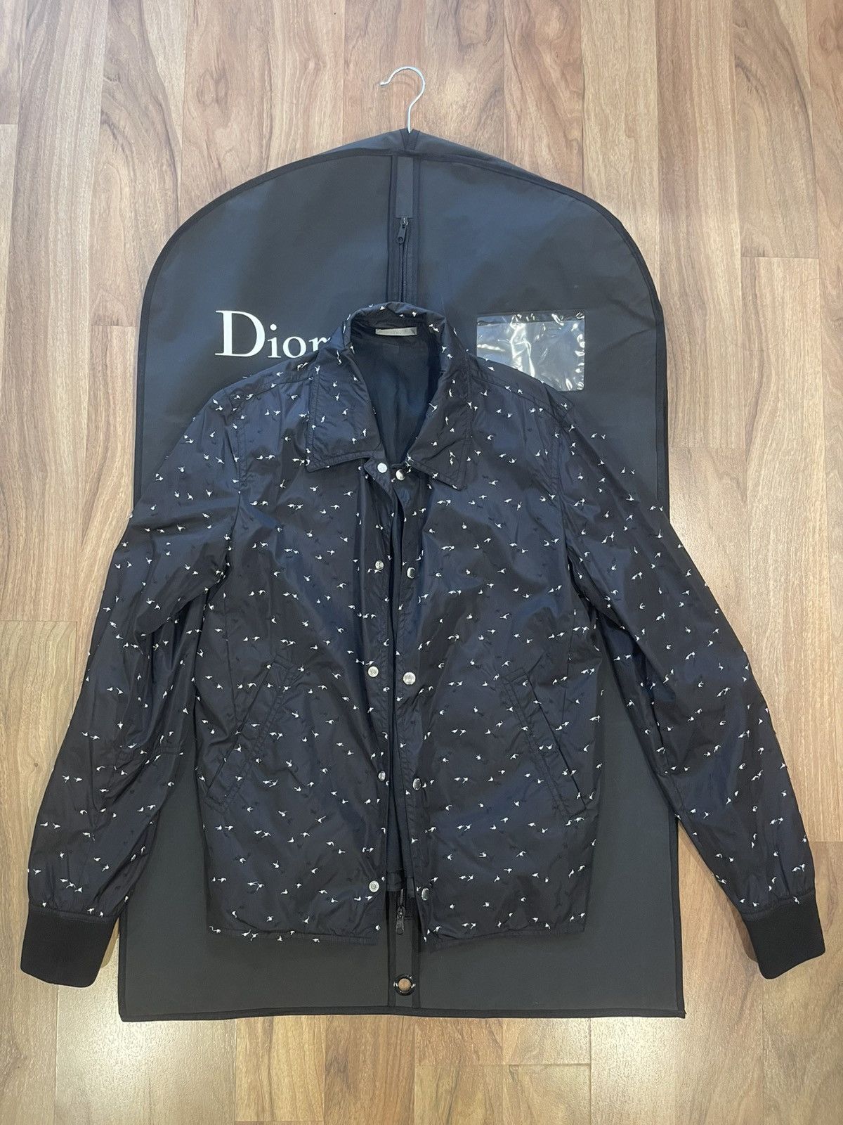 Dior Dior Homme 2017 bomber jacket dot Ginza limited edition Size US M / EU 48-50 / 2 - 1 Thumbnail