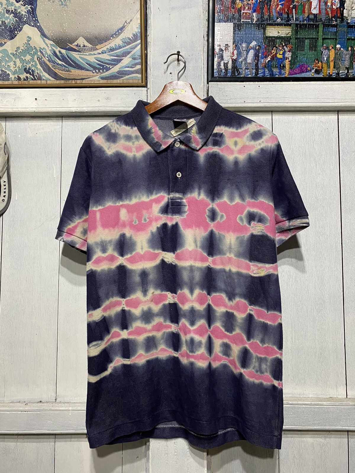 Designer × Japanese Brand × Sonic Lab Sonic Lab Tie Dye Polo Tee Size US M / EU 48-50 / 2 - 1 Thumbnail
