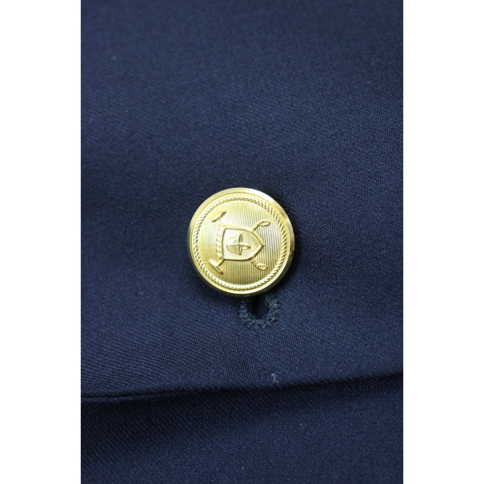 Lauren Ralph Lauren Lauren Ralph Lauren Blazer Mens 43R Navy Blue 100% Wool Size 42R - 7 Thumbnail