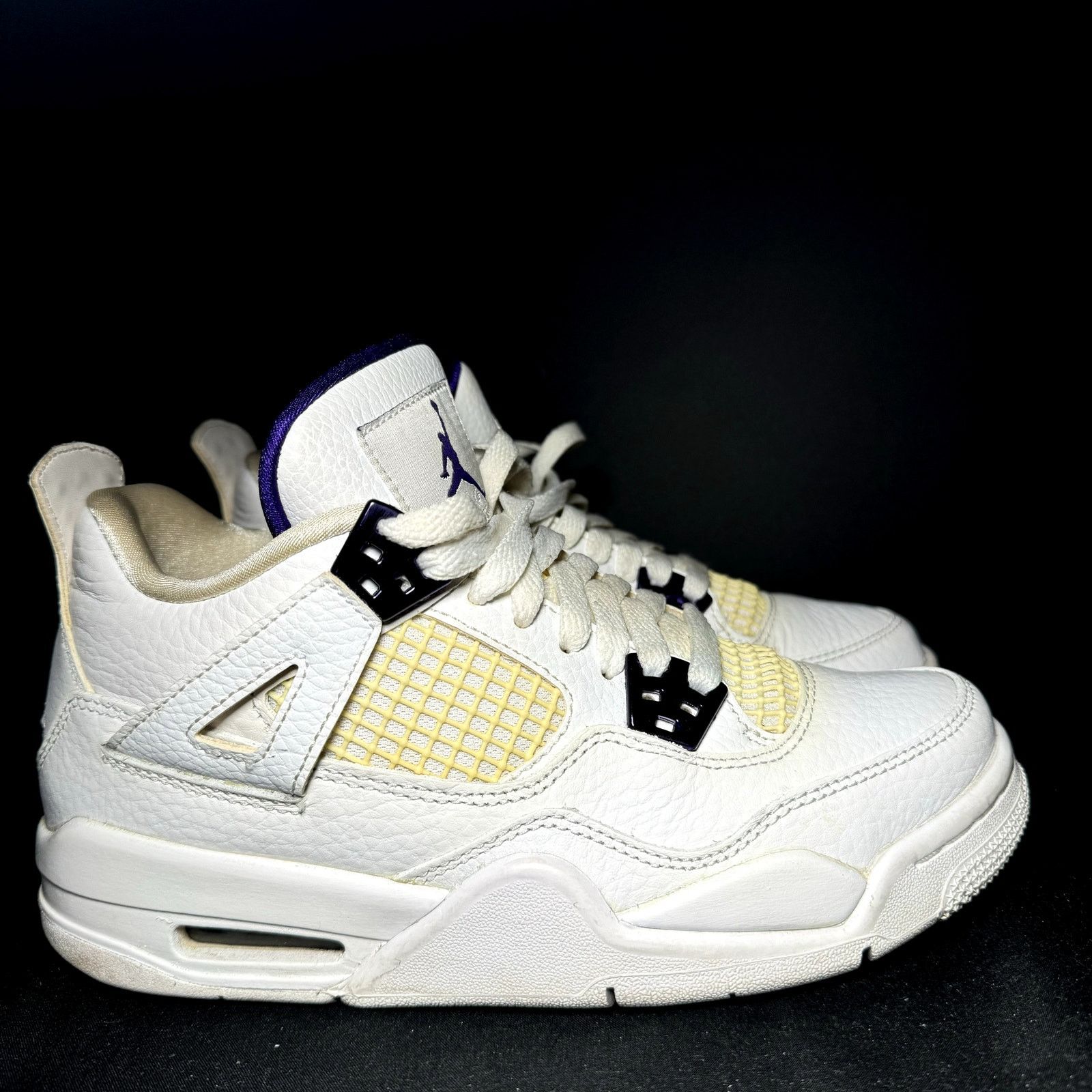 Jordan Brand × Nike Size 5 - Air Jordan 4 Retro GS Purple Metallic Men's Shoes Size US 5 / EU 37 - 1 Thumbnail