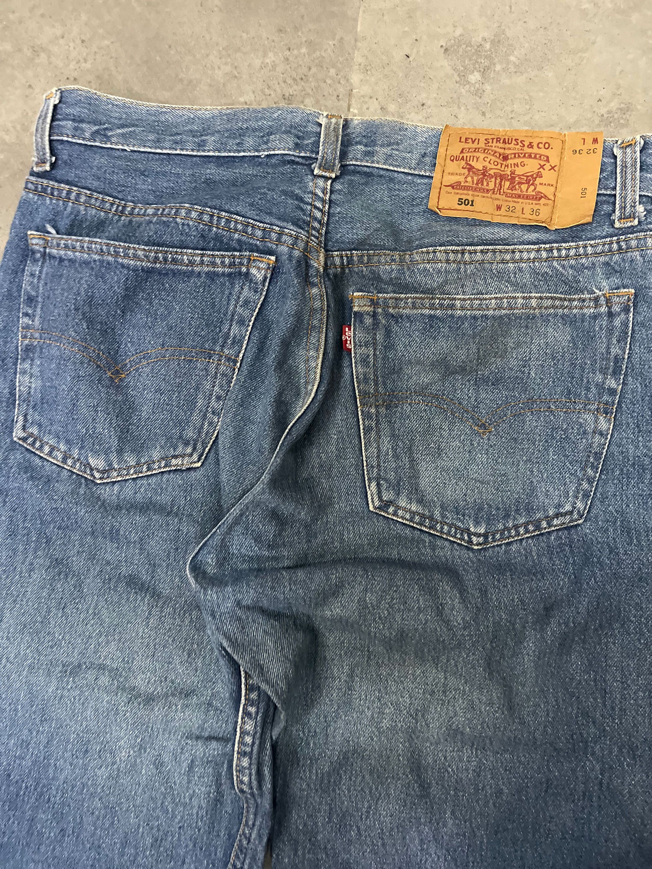 Levi's Vintage Clothing Vintage Levis 501 Stone Wash Size US 30 / EU 46 - 6 Thumbnail