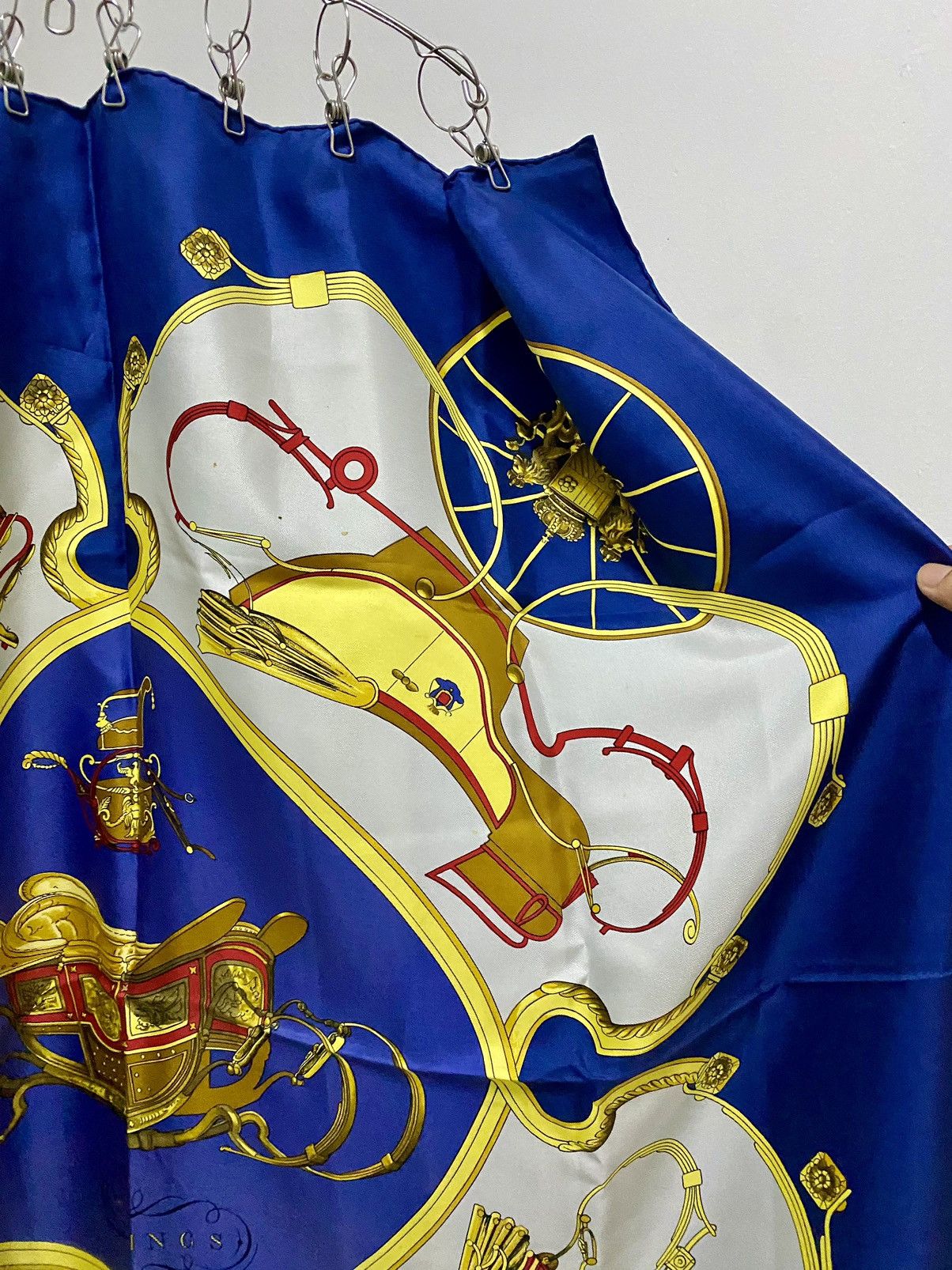 Hermes Hermes Silk Scarf 90, ‘SPRINGS’ Le Laisser by Philipe Ledoux Size ONE SIZE - 10 Thumbnail