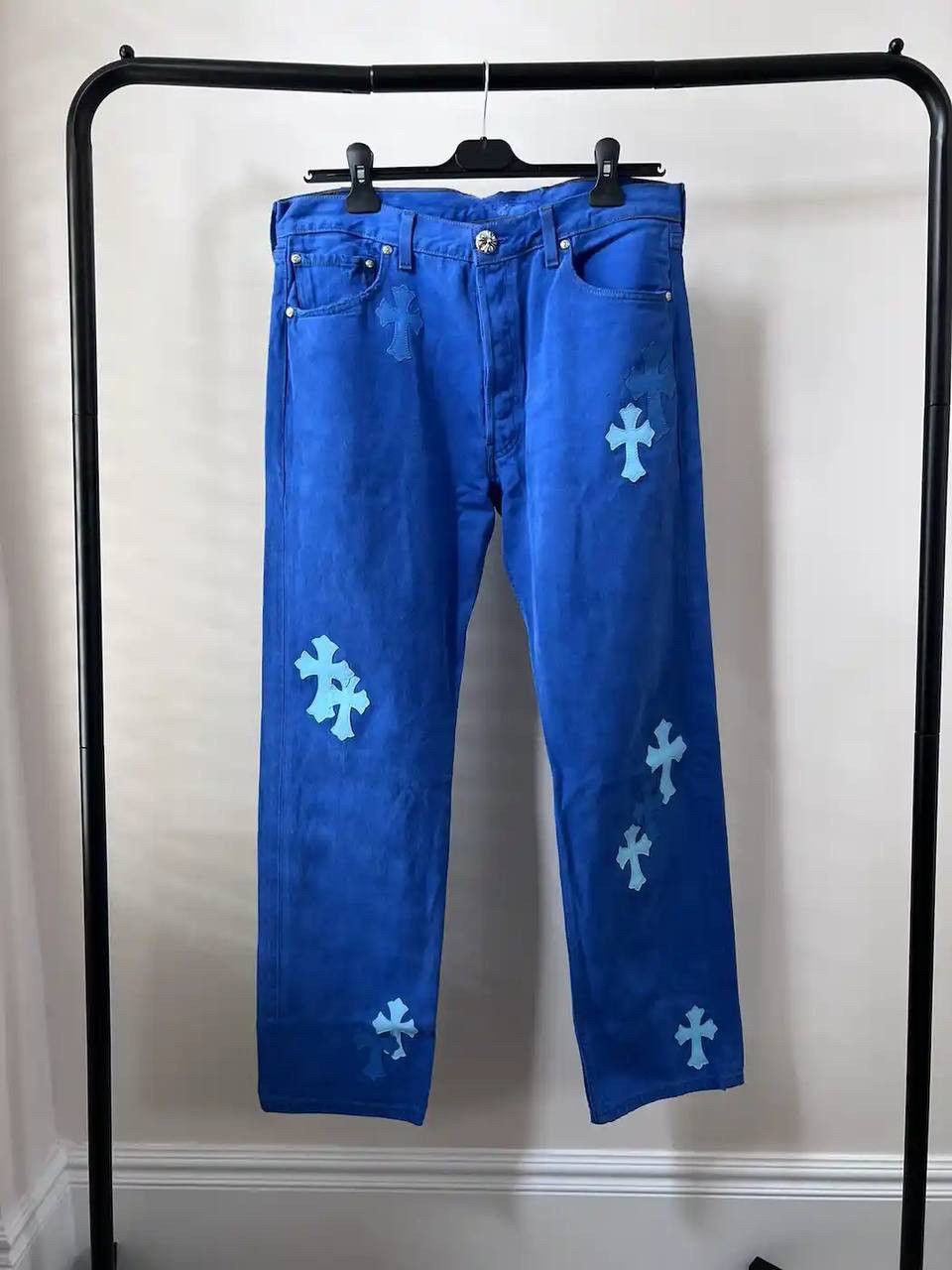 Chrome Hearts London Exclusive Patchwork Denim Jeans