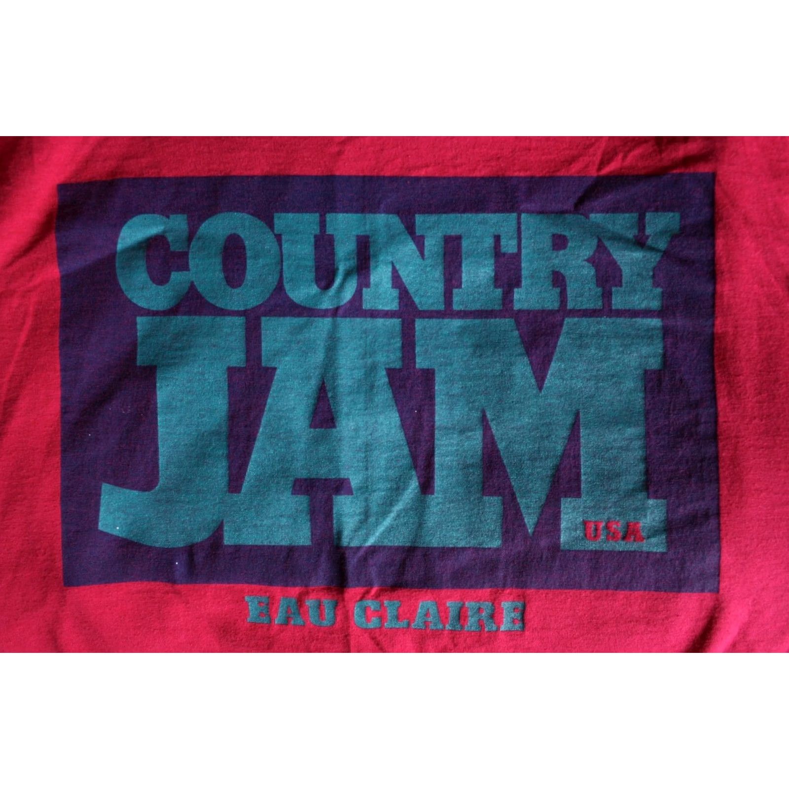 Fruit Of The Loom VINTAGE COUNTRY JAM USA Tim McGraw Faith Hill Concert Tour T-Shirt XL Men Pink 1990s 90s T-Shirt Crew Neck Short Sleeve Double-Sided Size US XL / EU 56 / 4 - 3 Thumbnail