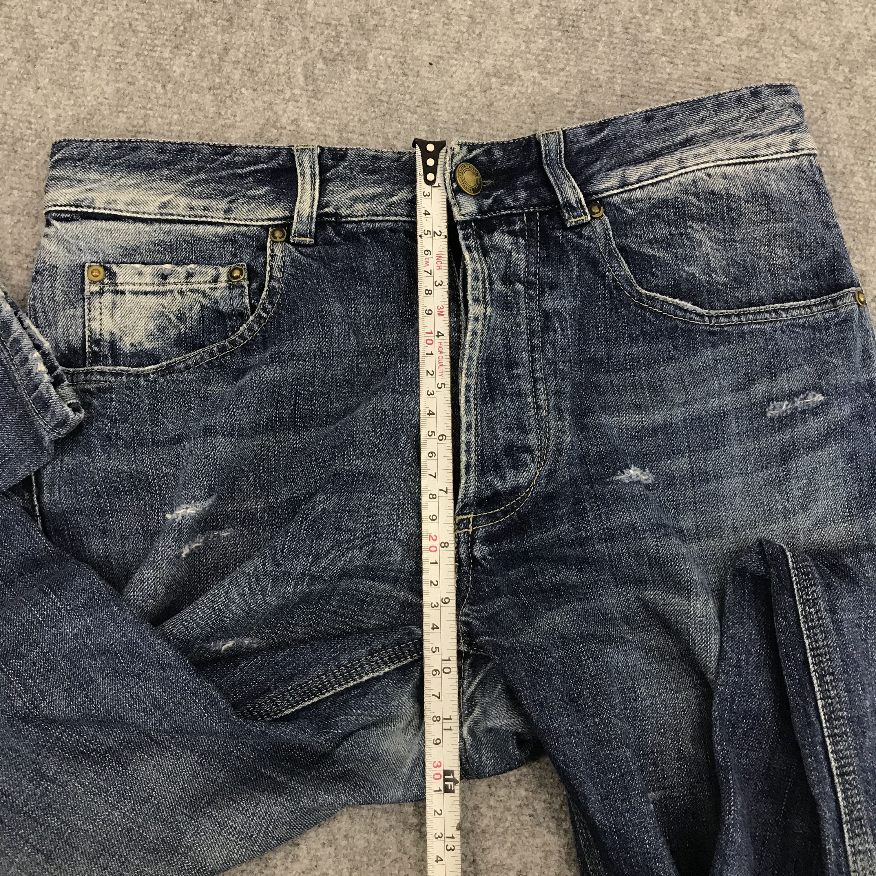 Bottega Veneta × Vintage Vintage Bottega veneta Distressed denim jeans pants Size US 30 / EU 46 - 4 Thumbnail