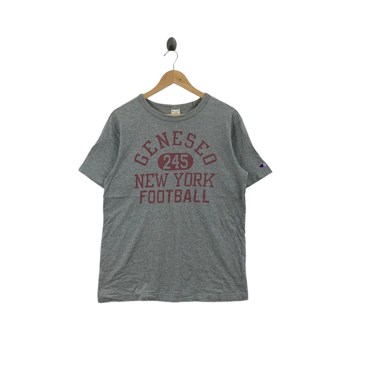 Champion CHAMPION NEW YORK FOOTBALL Geneseo College Tee Shirt Top Size US L / EU 52-54 / 3 - 1 Thumbnail