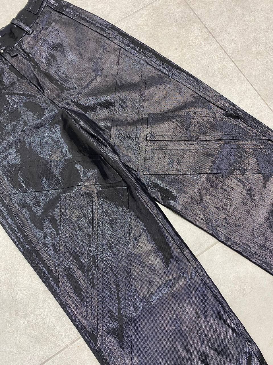 Other Pronounce AW20 Glitter Metallic Baggy Runaway Show Pants Size US 32 / EU 48 - 4 Thumbnail
