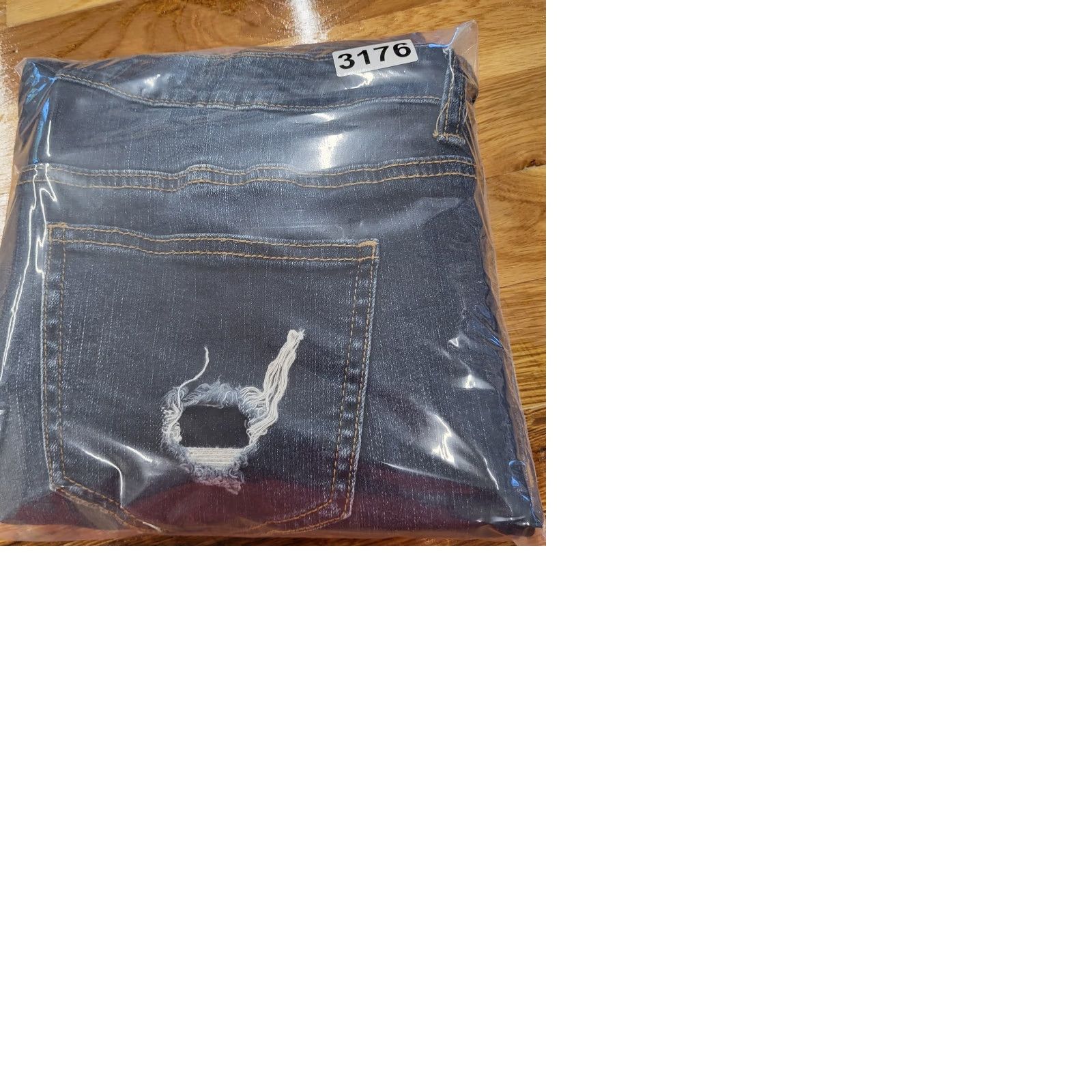 Vintage NOBO No Boundaries Jeans Women Size 15 Distressed Crop Flare High Rise Raw Hem Size 36" / US 14 / IT 50 - 9 Thumbnail