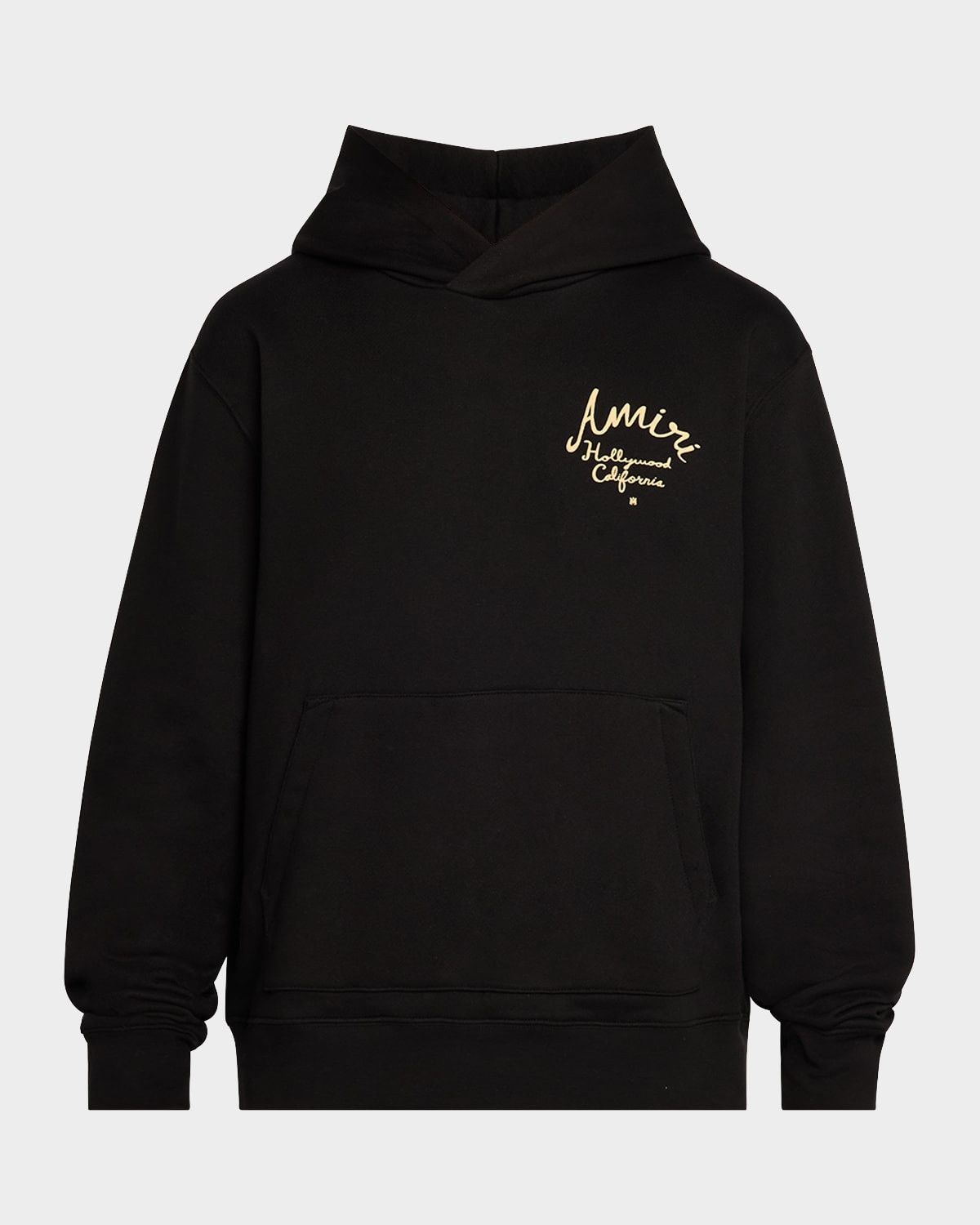 Amiri o1orln1125 Amiri Hollywood' Hoodie in Black Size US S / EU 44-46 / 1 - 1 Thumbnail