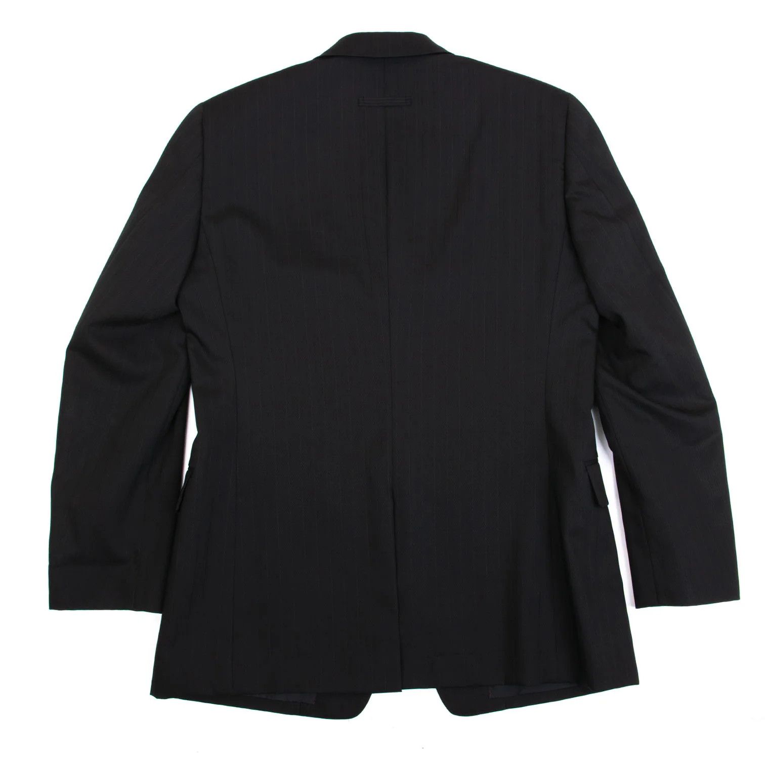 Jean Paul Gaultier Wool-Poly Shadow Stripe Jacket in Black Size 44 Size US S / EU 44-46 / 1 - 14 Thumbnail