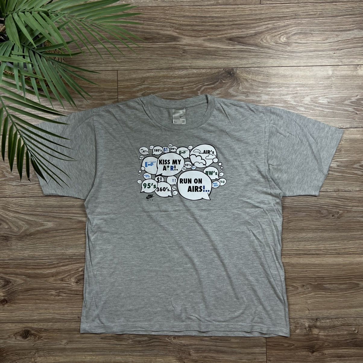 Nike 00s Nike Air Vintage Y2K Oversized Retro Tee T-Shirt Size US XL / EU 56 / 4 - 1 Thumbnail