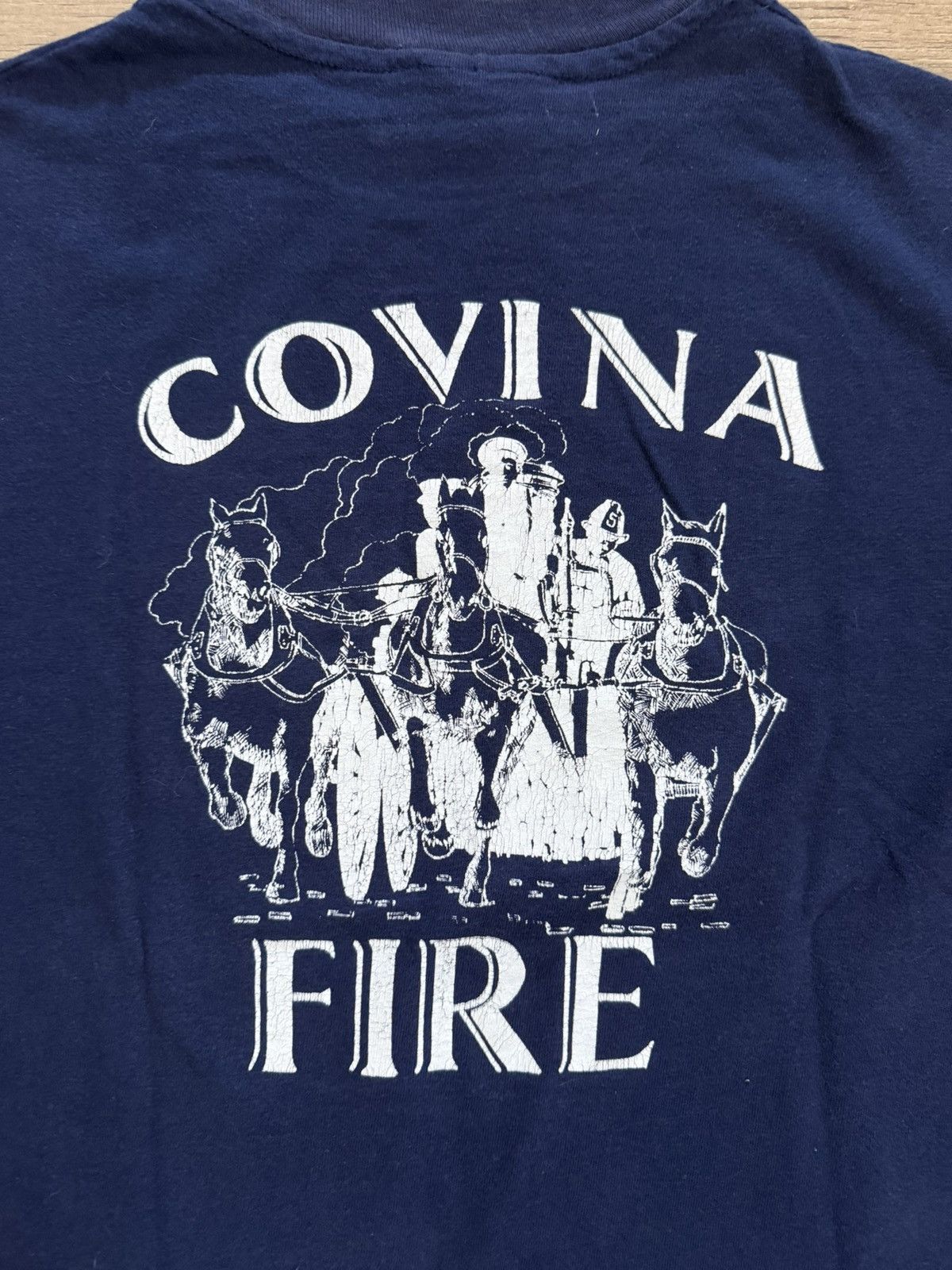 Vintage 1990s Covina Fire T-Shirt Size US M / EU 48-50 / 2 - 6 Thumbnail