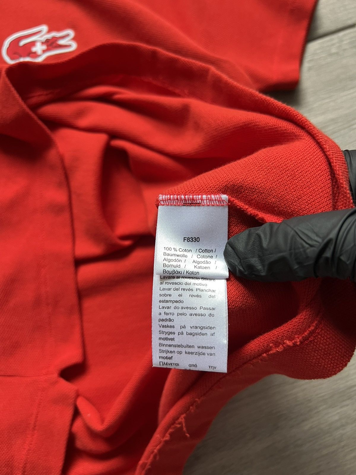 Lacoste 🇨🇭Rare Lacoste Sport SUI Polo Vintage Red Style Chief Keef Size US L / EU 52-54 / 3 - 7 Thumbnail