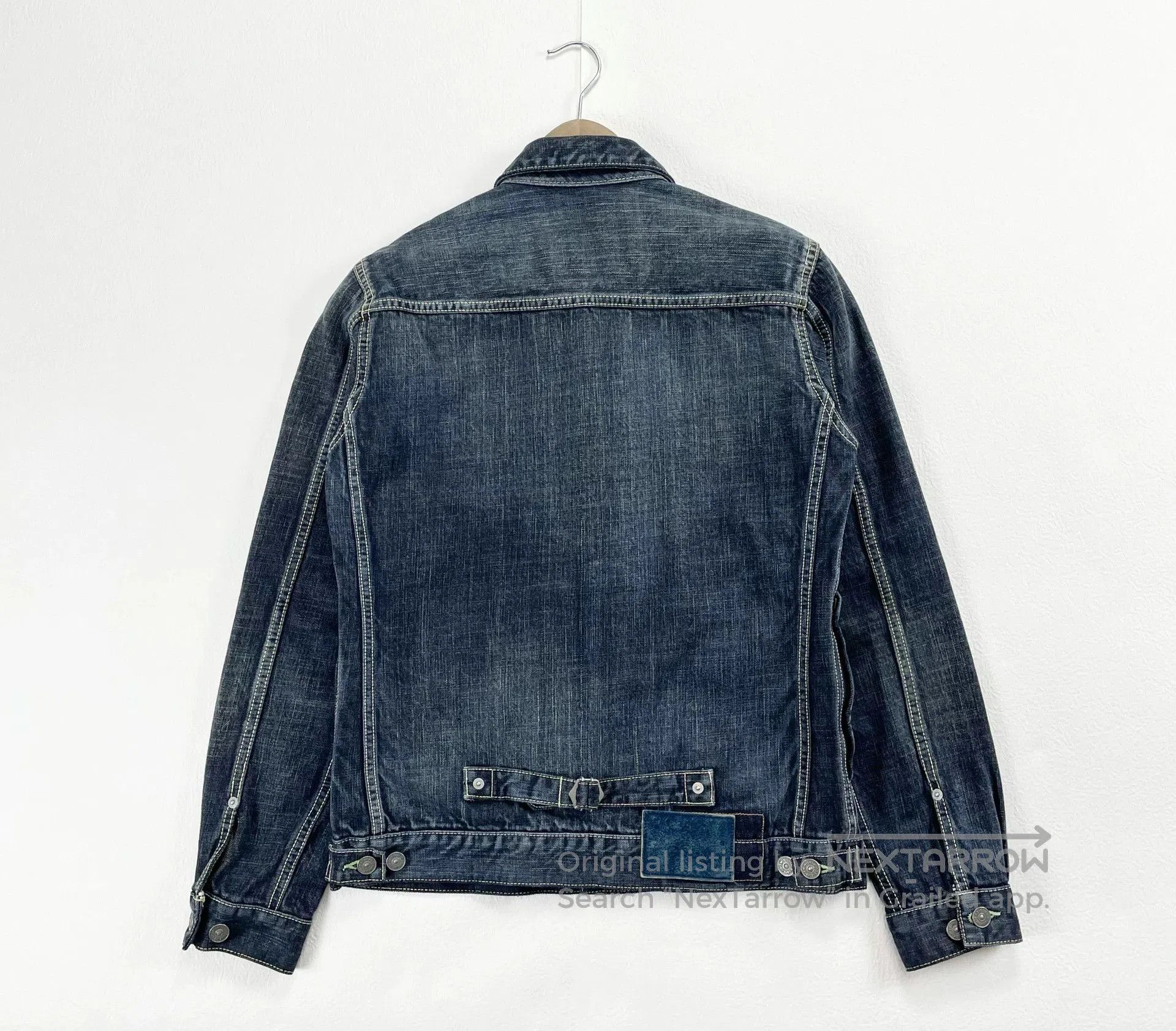 Visvim visvim damaged denim jacket in natural dye. Size US M / EU 48-50 / 2 - 2 Thumbnail
