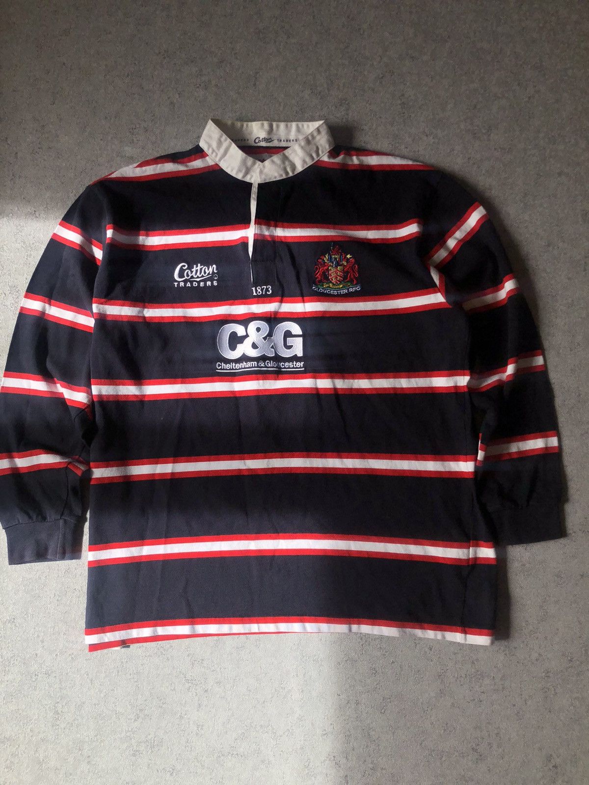 Vintage VINTAGE GLOUCESTER RUGBY SHIRT Size US XXL / EU 58 / 5 - 1 Thumbnail