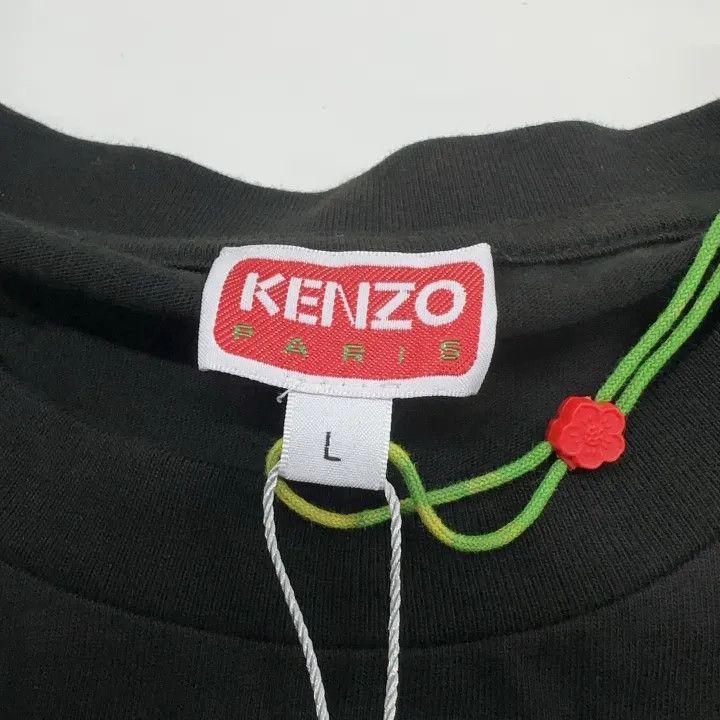 Kenzo Kenzo Black Graphic Print Short Sleeve T-Shirt -2507 Size US L / EU 52-54 / 3 - 4 Thumbnail
