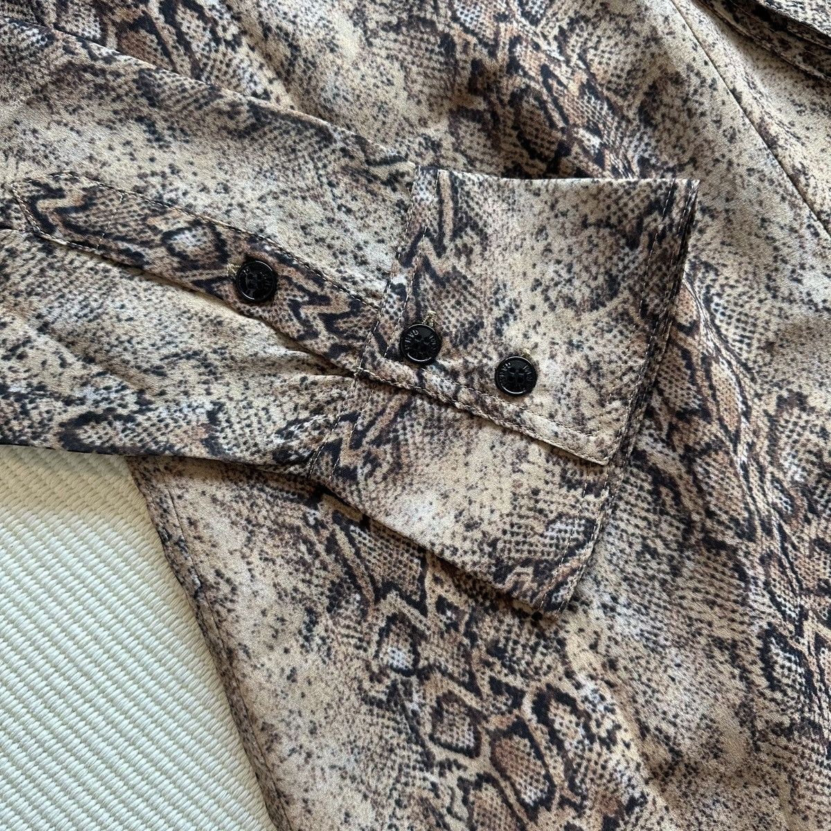 Ganni GANNI Snake Print Starfish Long Sleeve Maxi Dress Size XS / US 0-2 / IT 36-38 - 3 Thumbnail