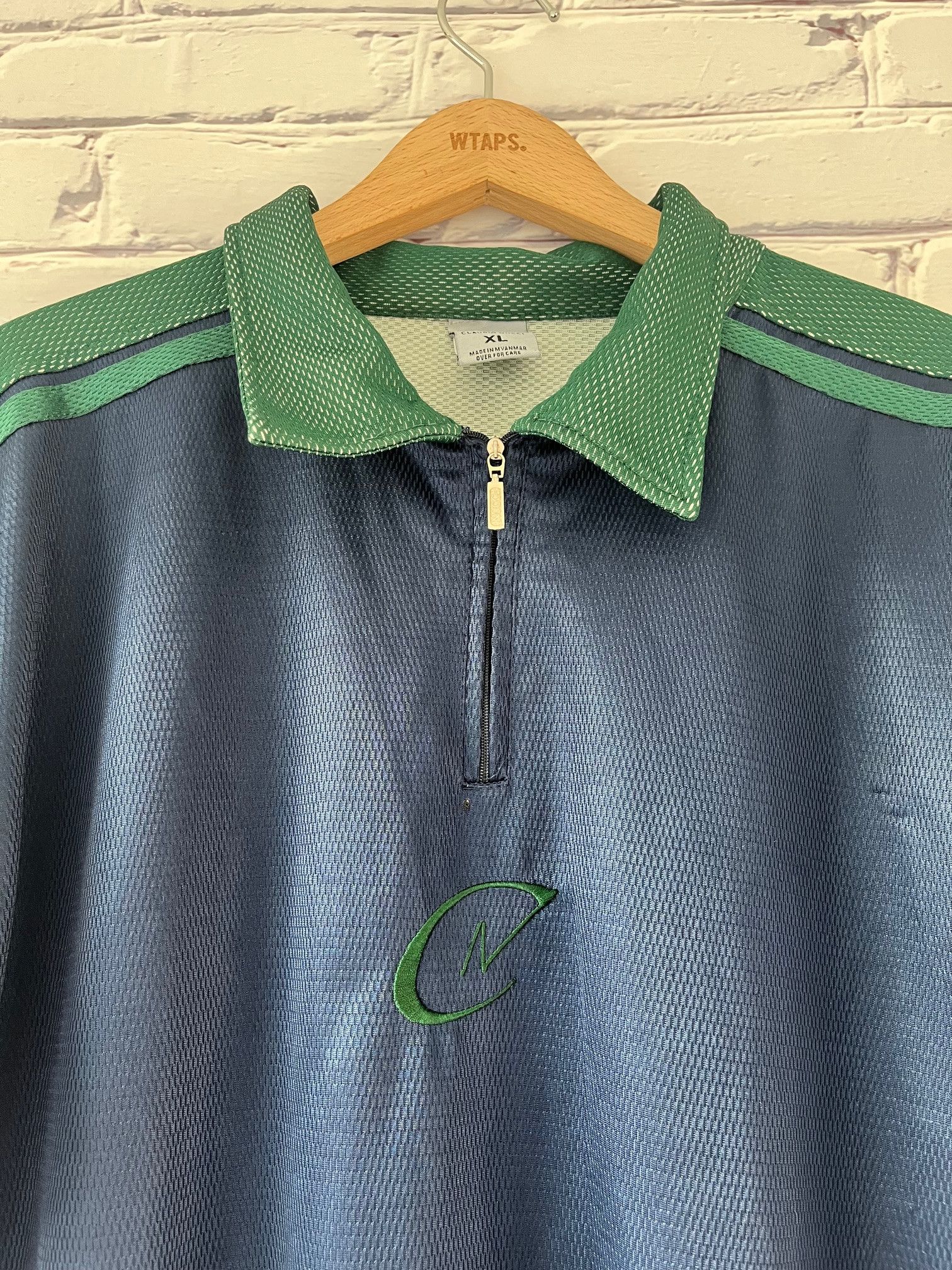 Rap Tees Vintage Claudio Nucci Mesh Zip Polo Shirt Size US XL / EU 56 / 4 - 4 Thumbnail