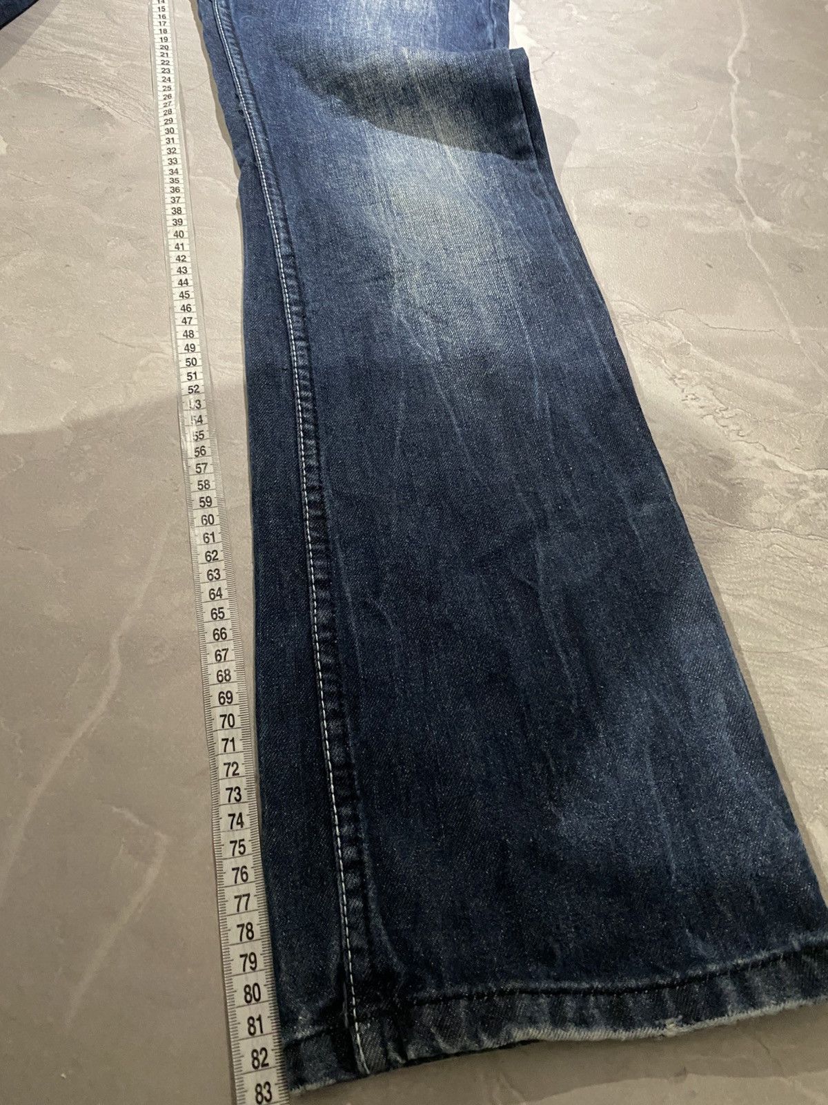 Vintage Archive Designer Washed Destroyed Slim Jean/ Zip line /Tokyo Size US 32 / EU 48 - 14 Thumbnail
