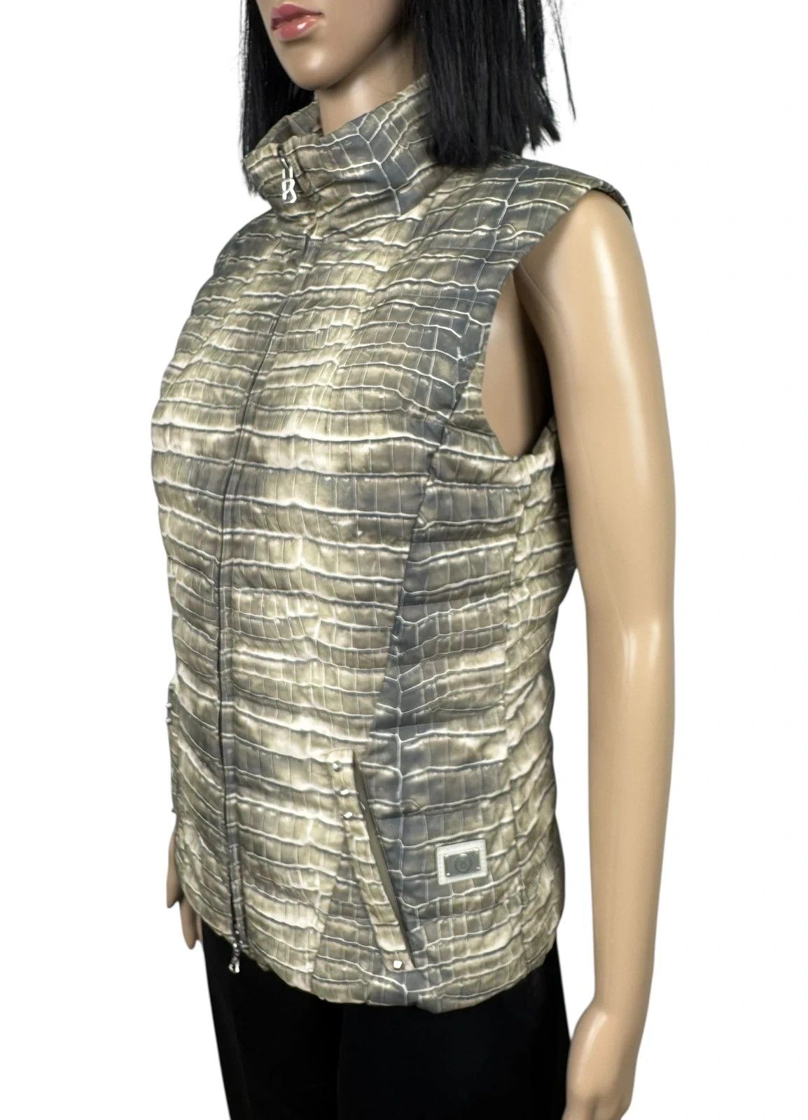 Bogner Bogner Down Vest Animal Print Womens Gilet Size S / US 4 / IT 40 - 6 Thumbnail